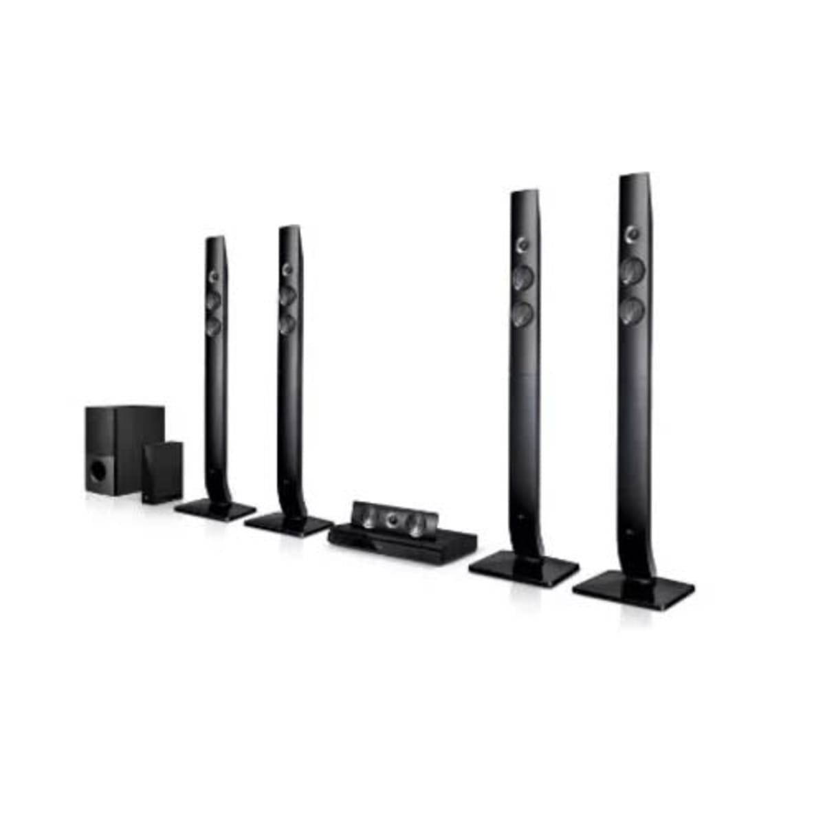 Wireless dvd home theater outlet system