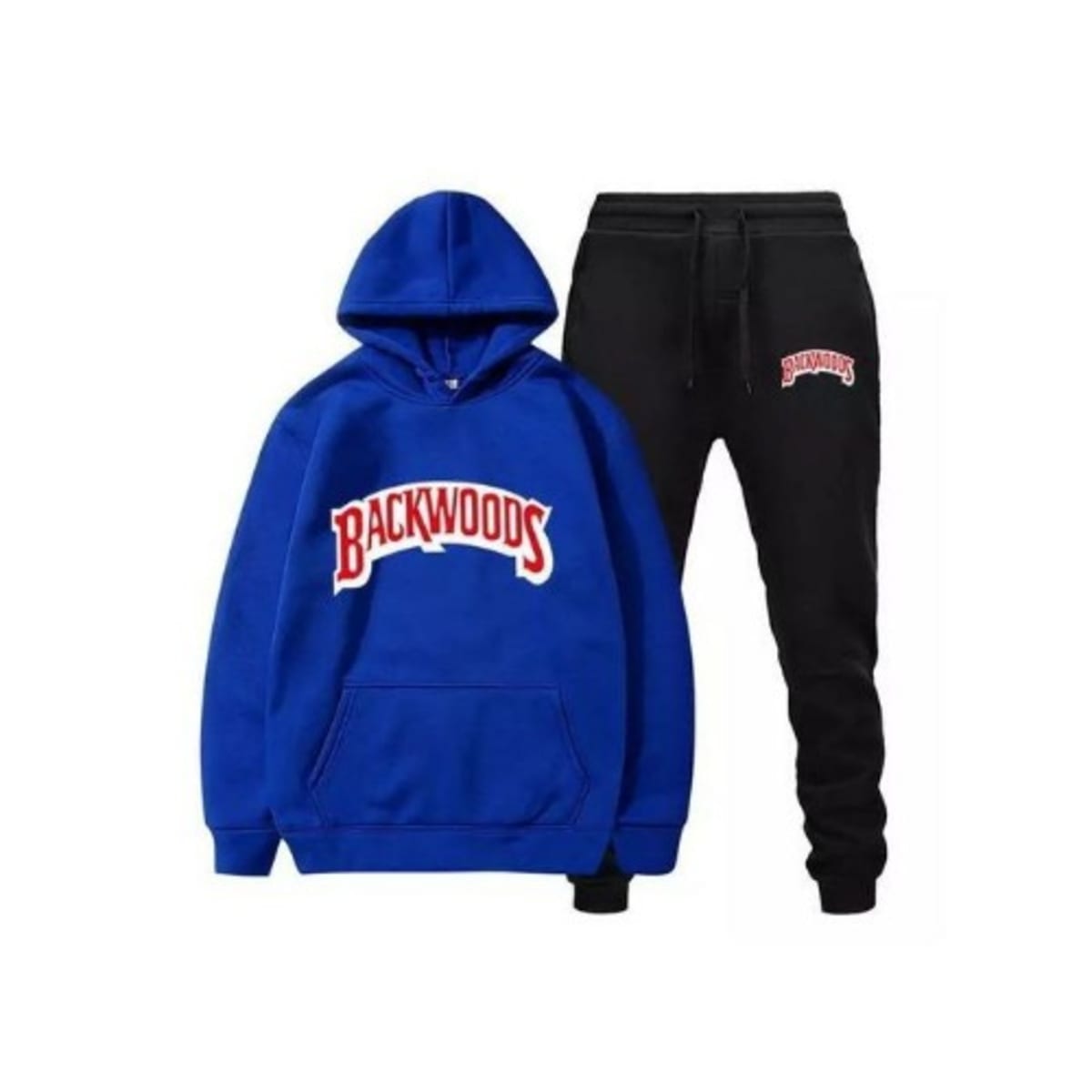 Blue backwoods hoodie top