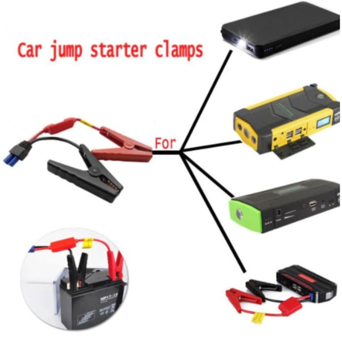 Car Jump Starter Clamps Konga Online Shopping