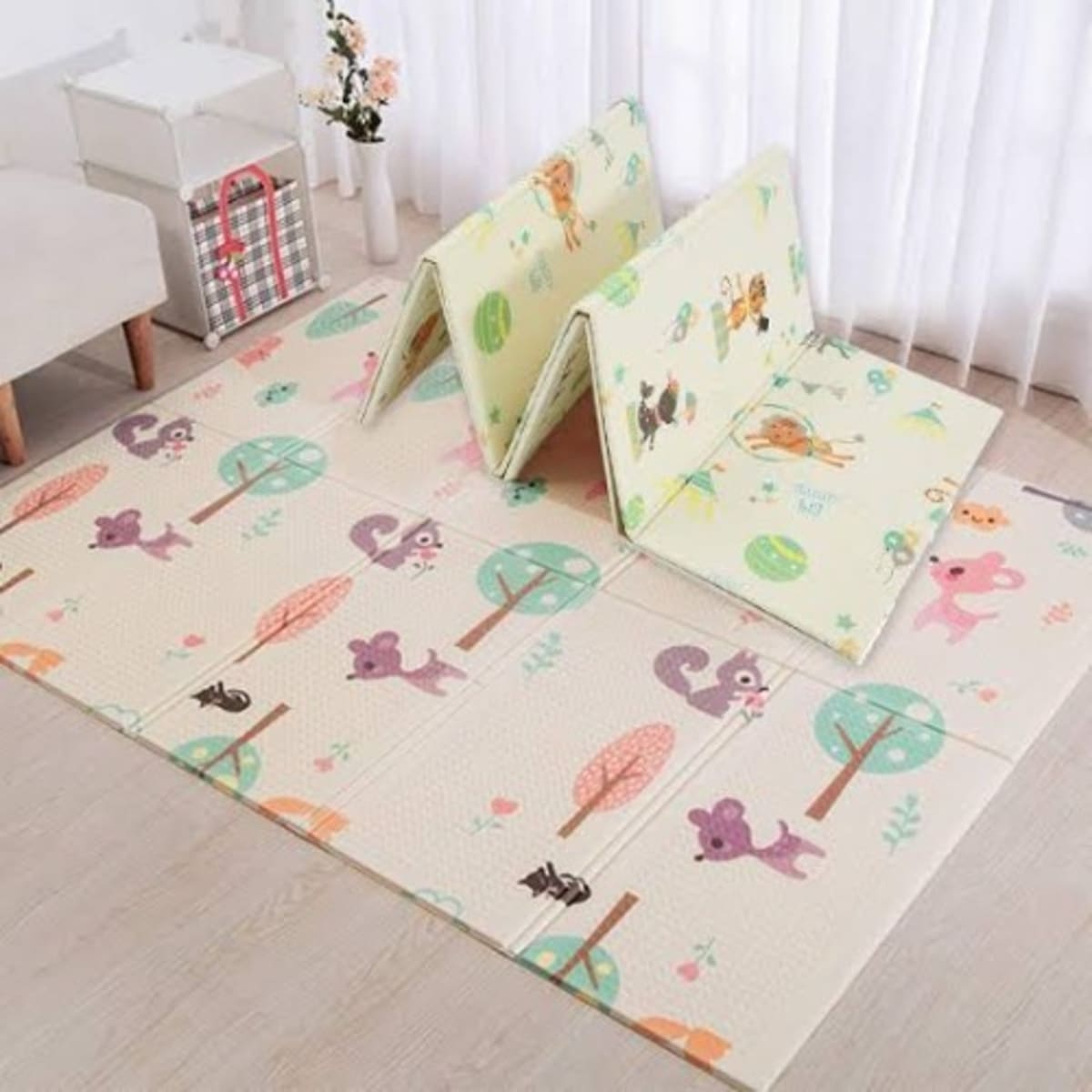 Children Foldable Waterproof Crawling And Play Mat - 195x145cm