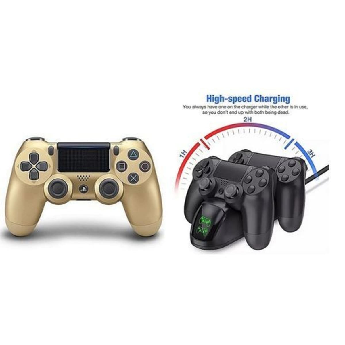 Ps4 controller gold and cheap black