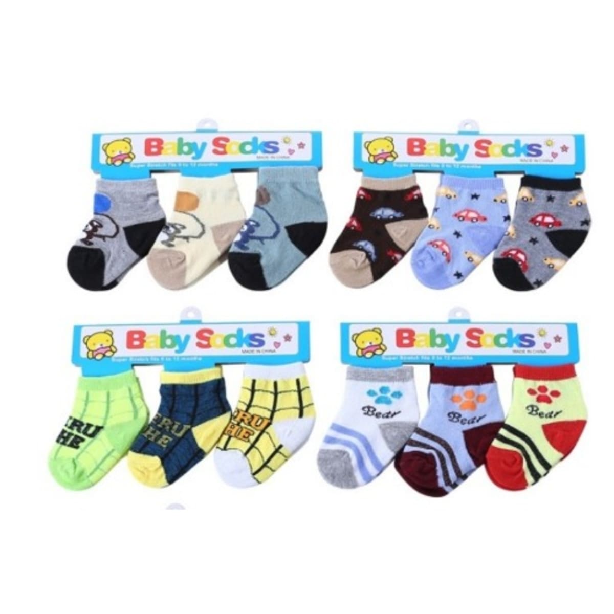 Set Of 12 Colourful Baby Socks Konga Online Shopping