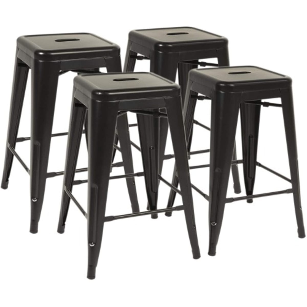 Retro metal bar shop stools