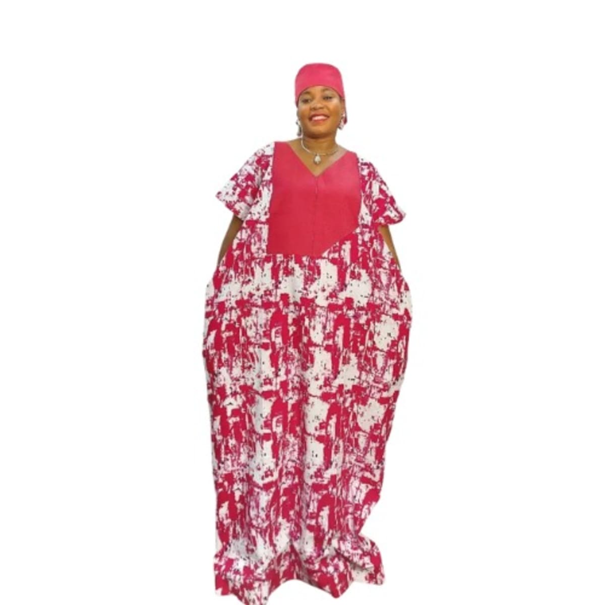 Ankara Boubou Pink Konga Online Shopping