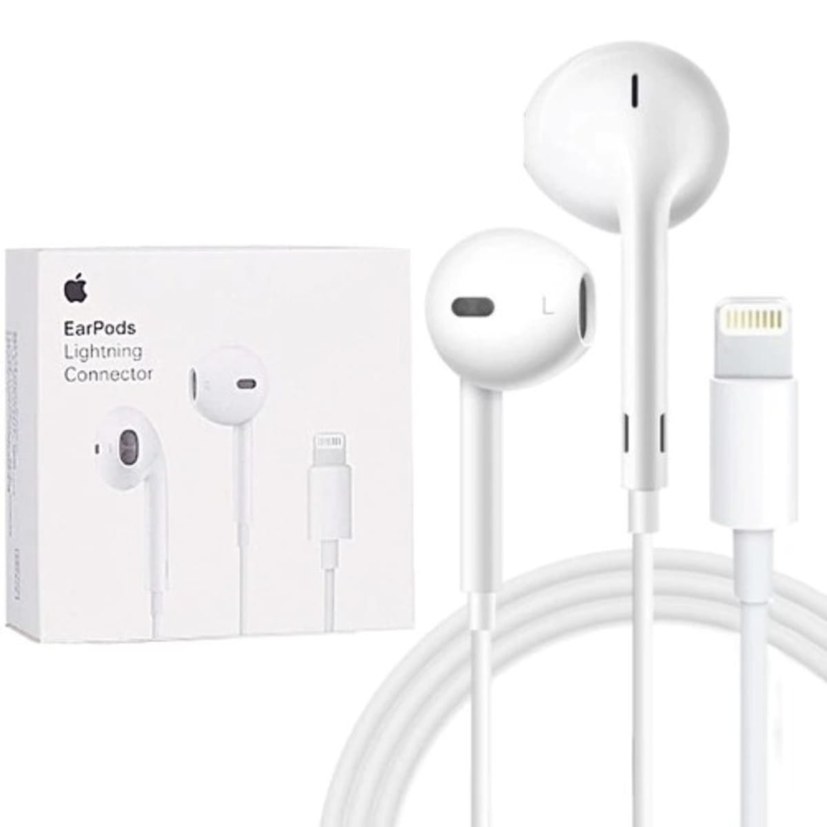 Earphones with lightning clearance connector