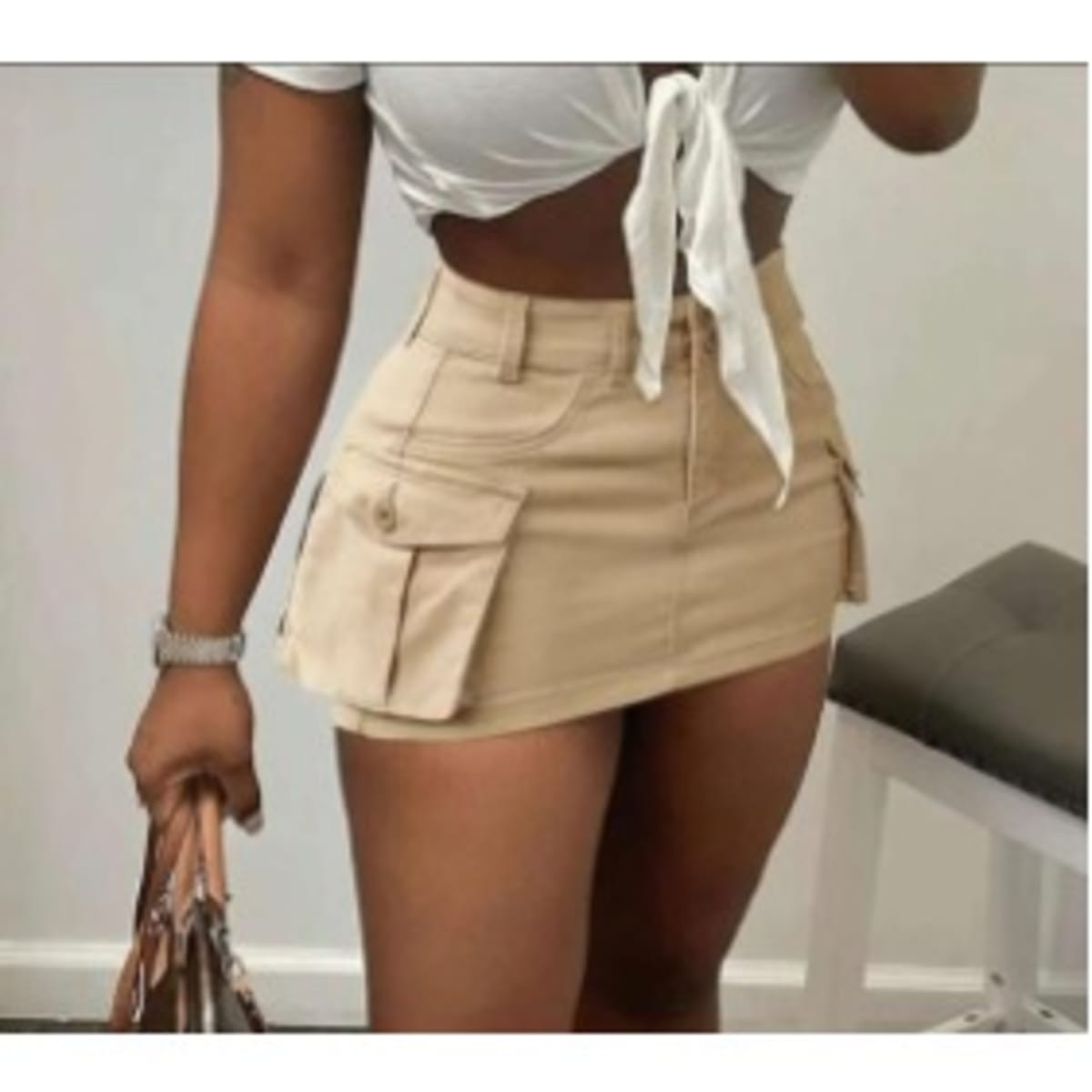 Cargo skirt deals quality