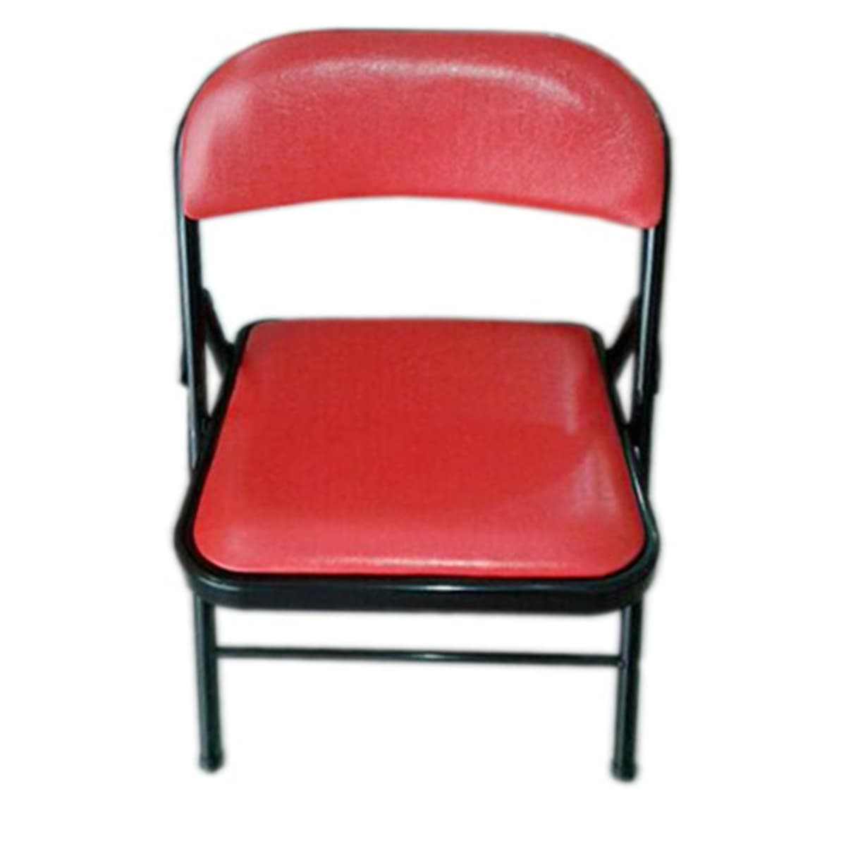 Red padded folding new arrivals chairs
