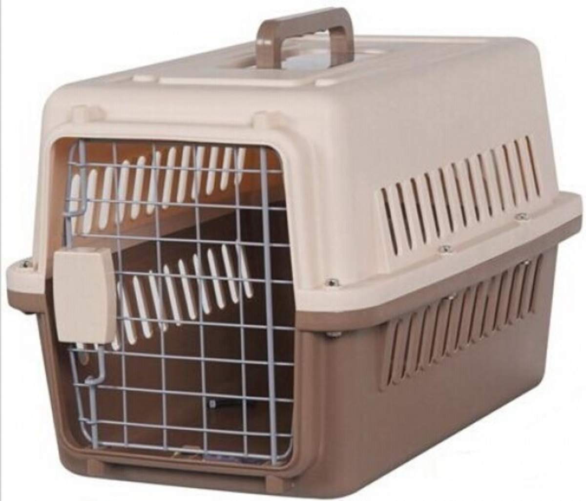 Plastic pet crate discount