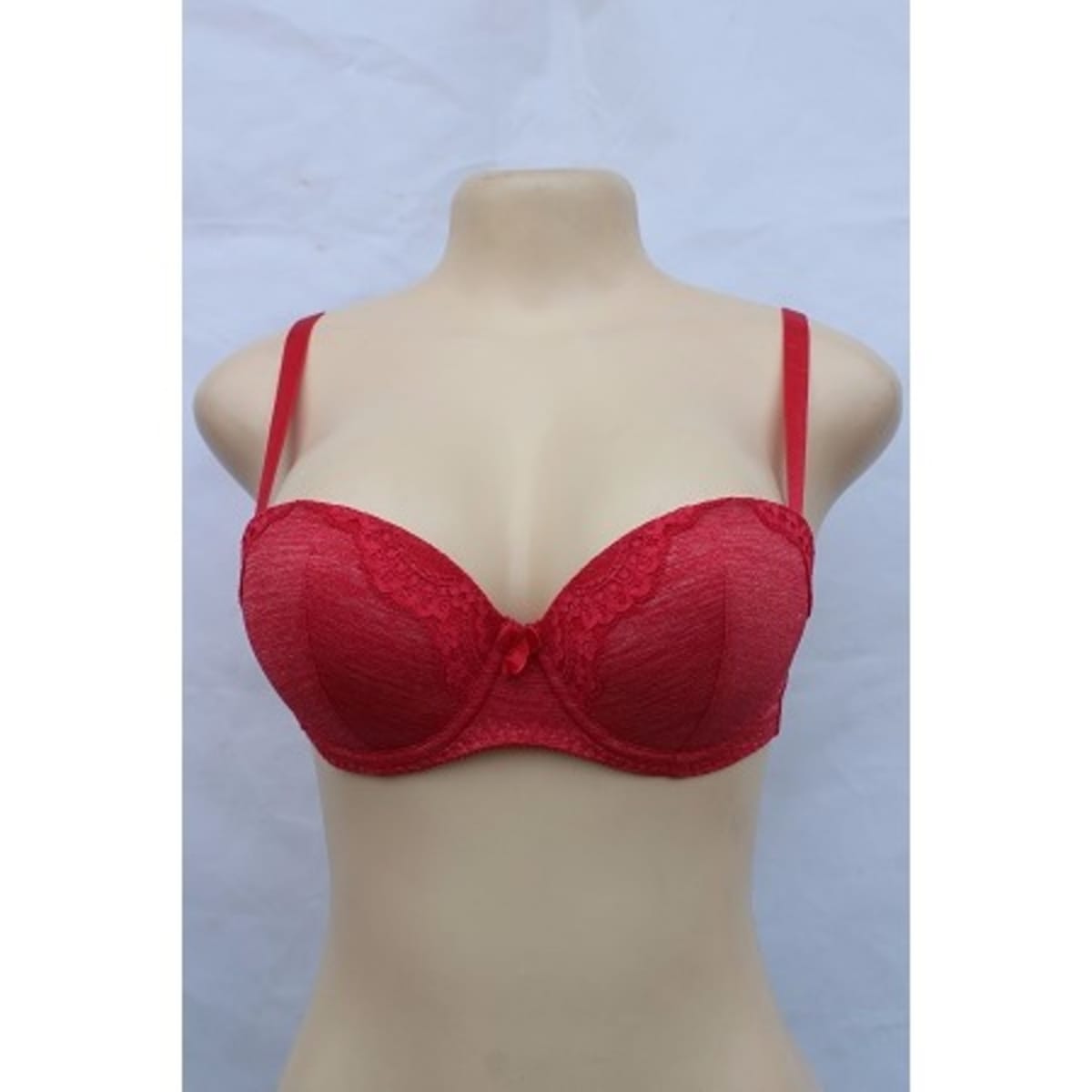 the illusionist plunge bra | cabernet red