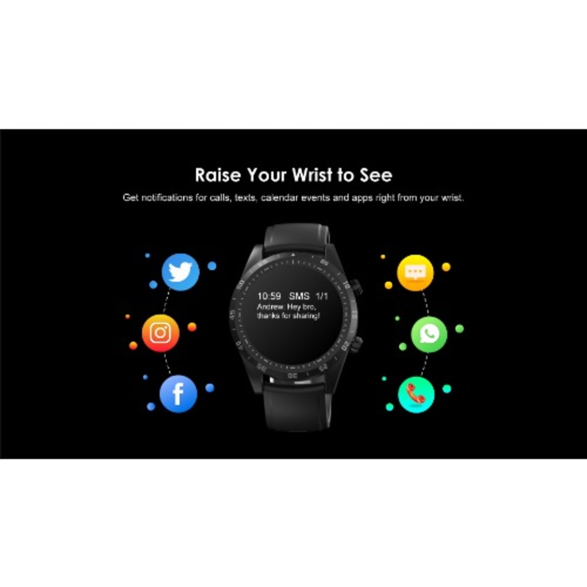 Oraimo Tempo W2 Watch Your Progress Smart Watch Konga Online