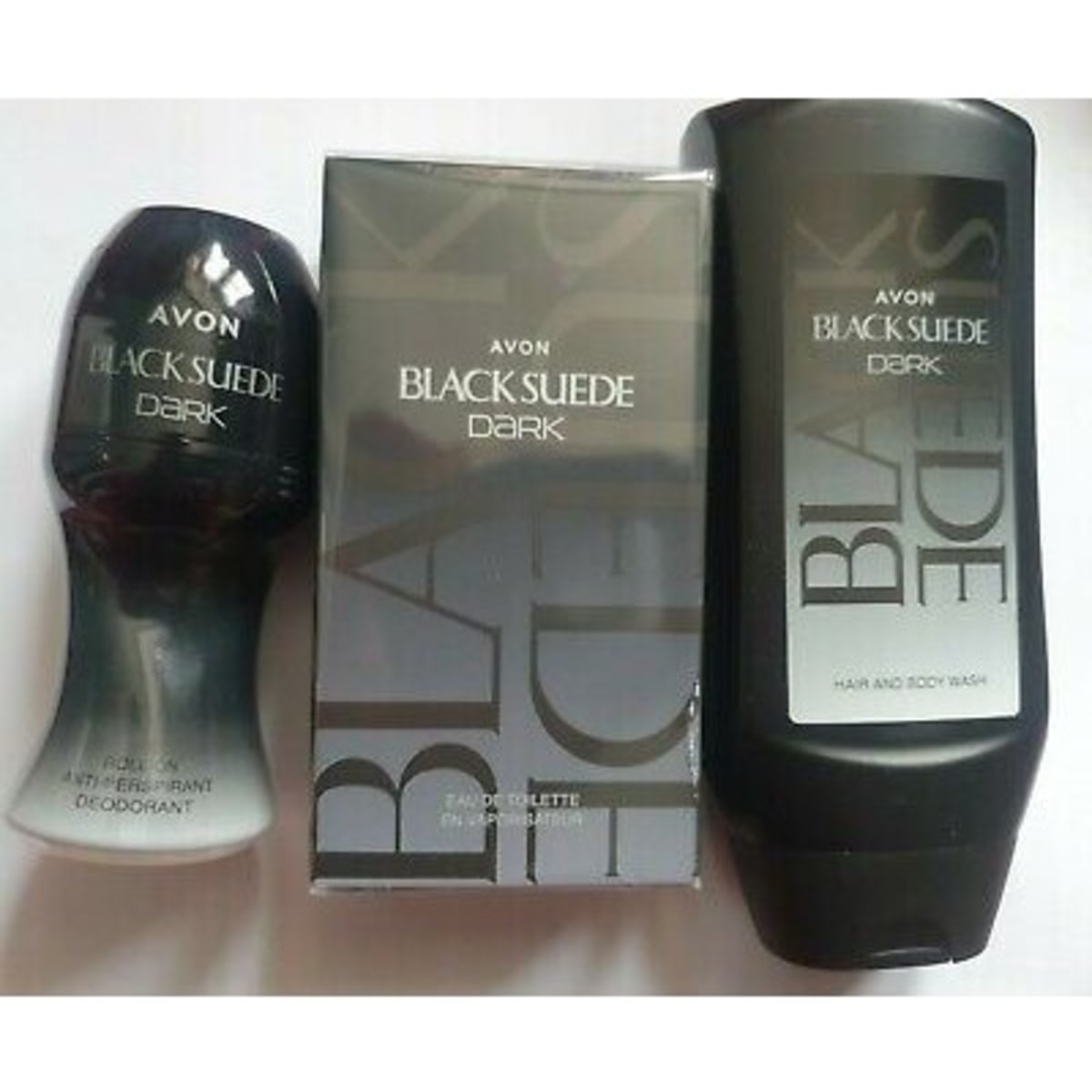 Avon black suede gift set outlet