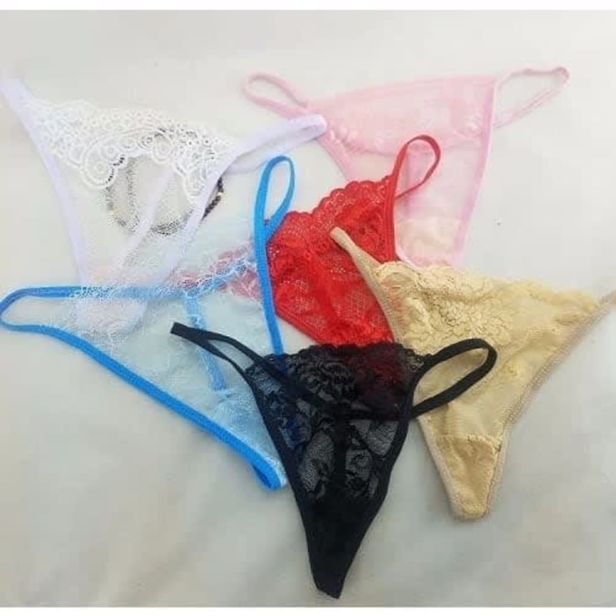 set Of 6 Ladies G-string Panties