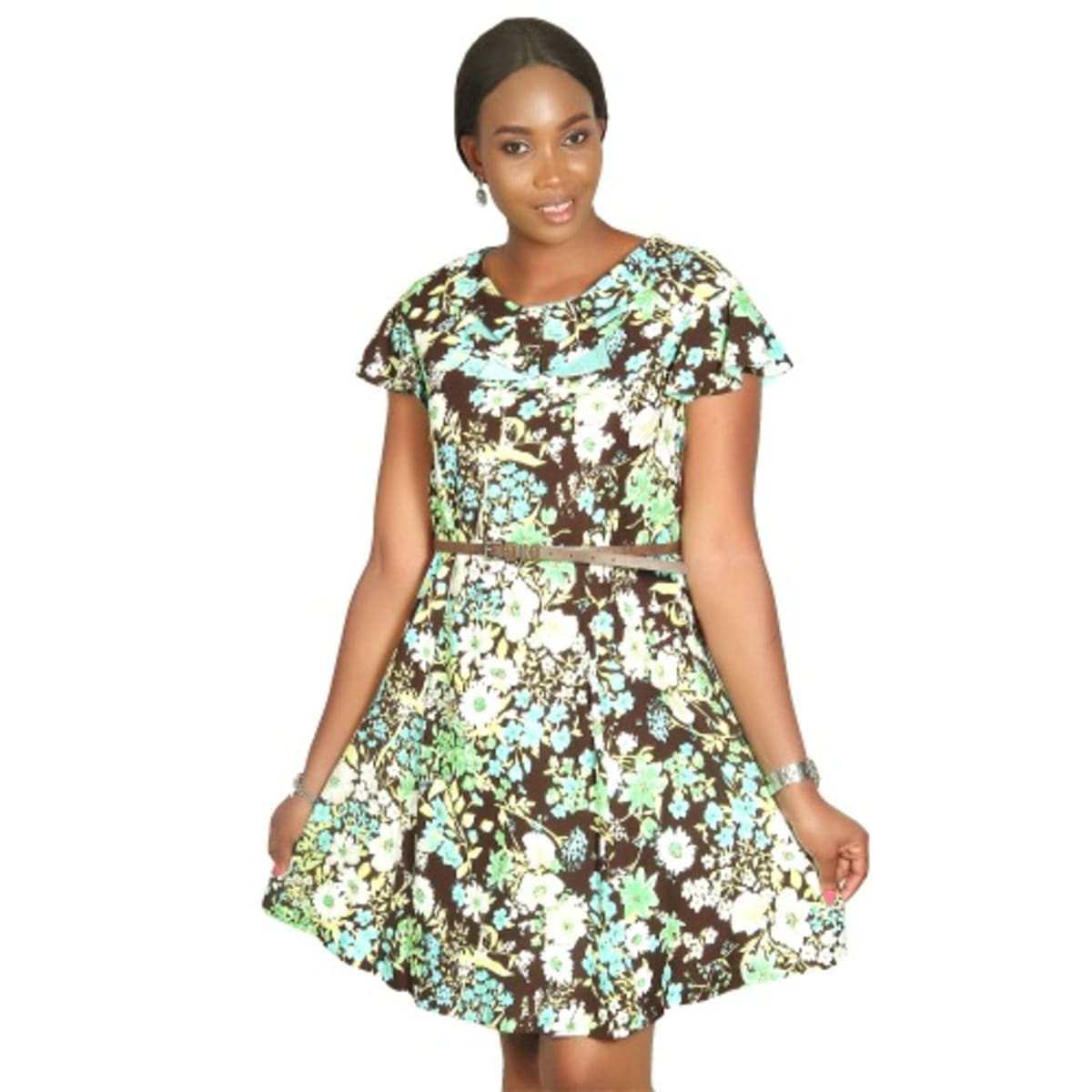 Floral simple dress online