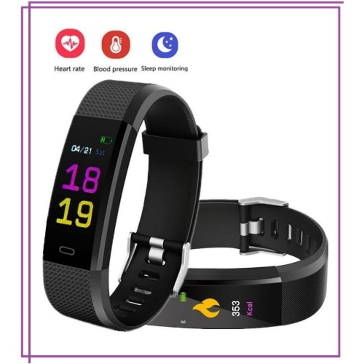 Android And Apple s Ios System Fitness Tracker Monitor Band