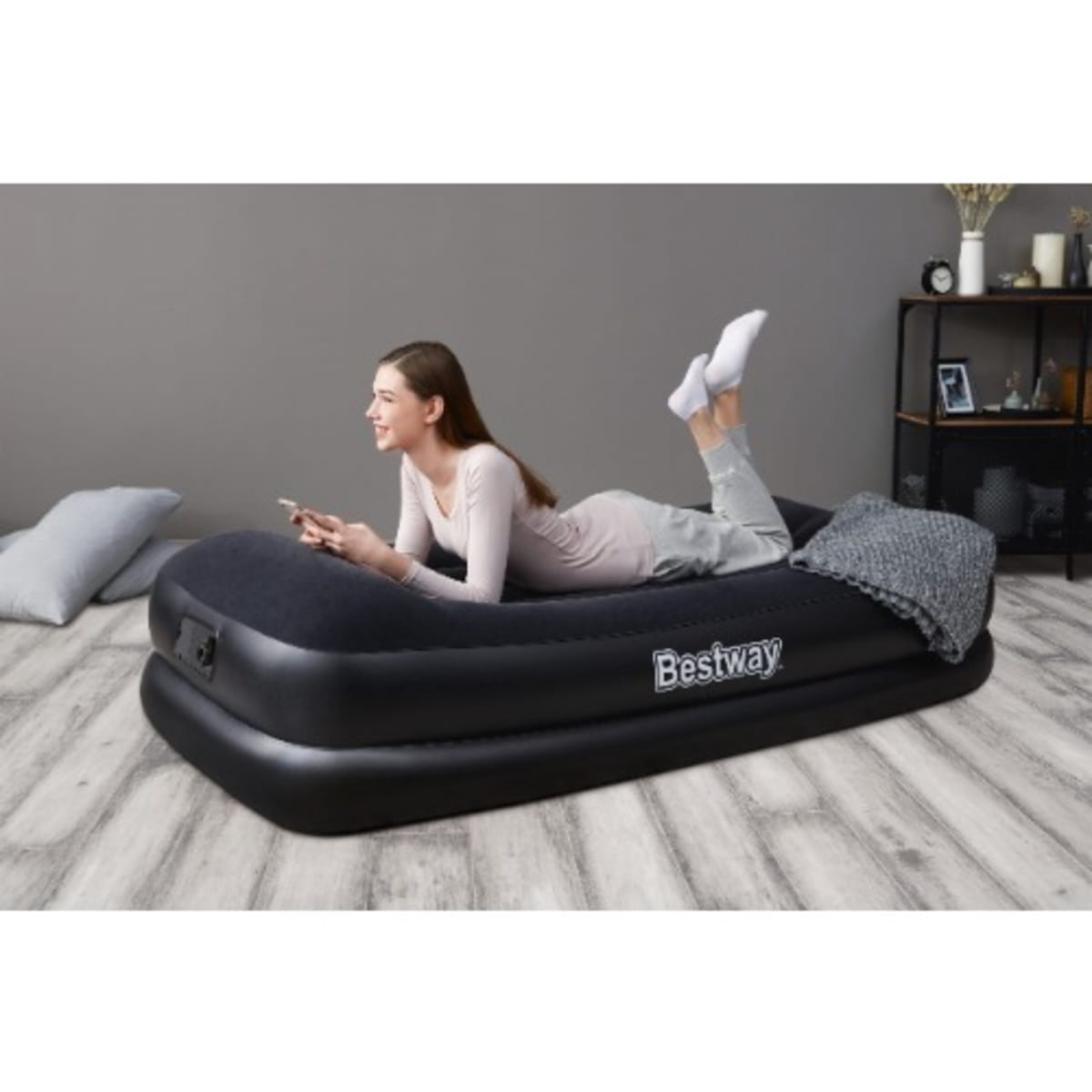 Bestway aeroluxe store airbed twin single