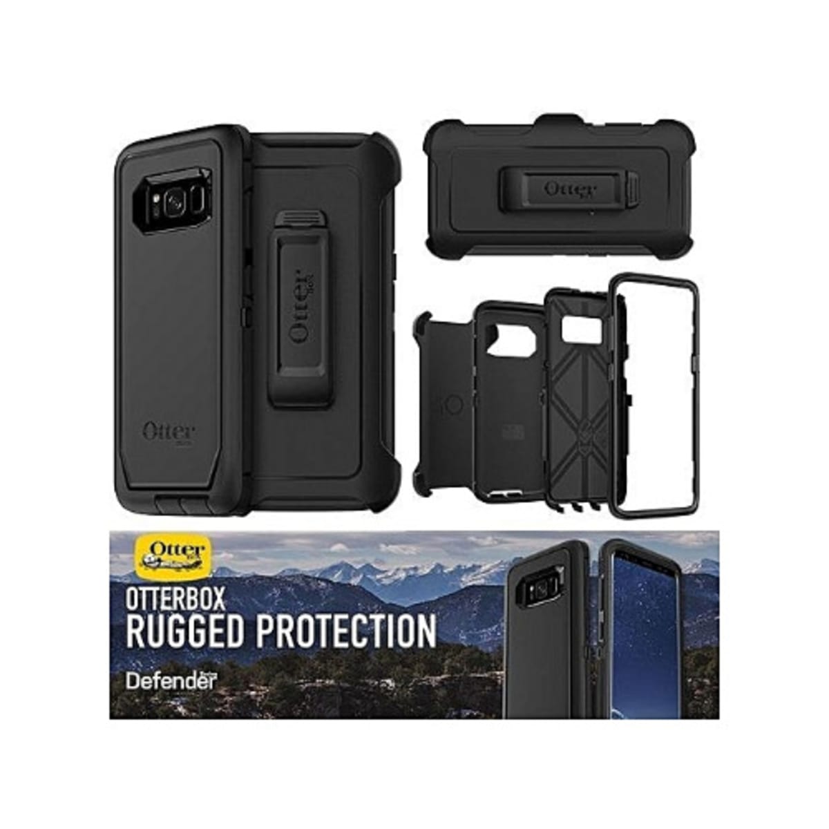 Otter Box Defender Samsung S8 Plus Armour Rugged Protection Case