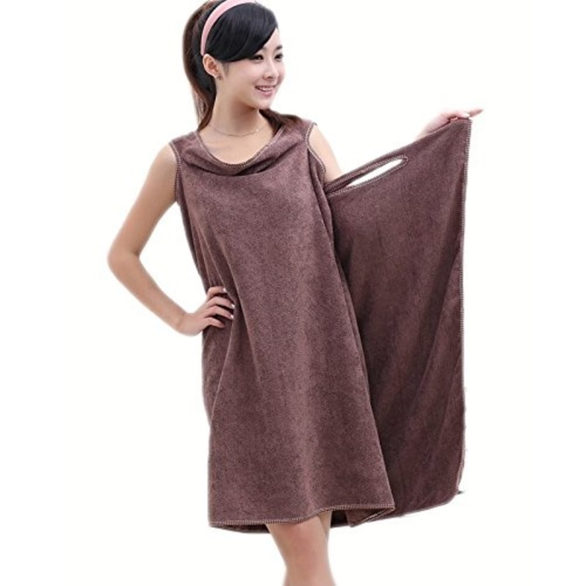 Wearable towel store dress