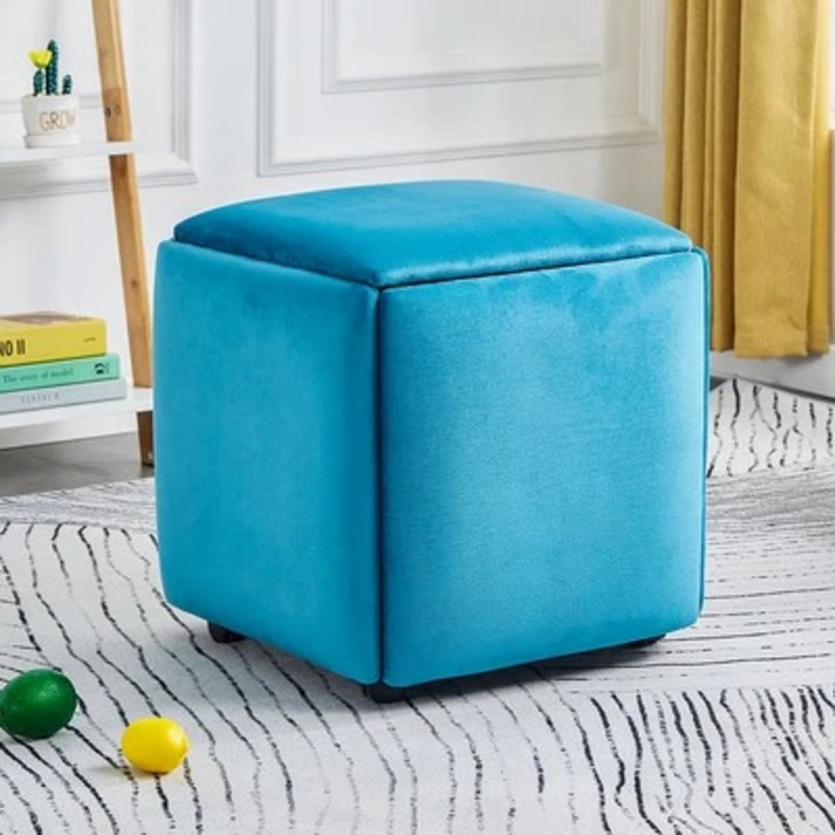 Cube Sofa Stool 5 In 1 Blue Konga Online Shopping