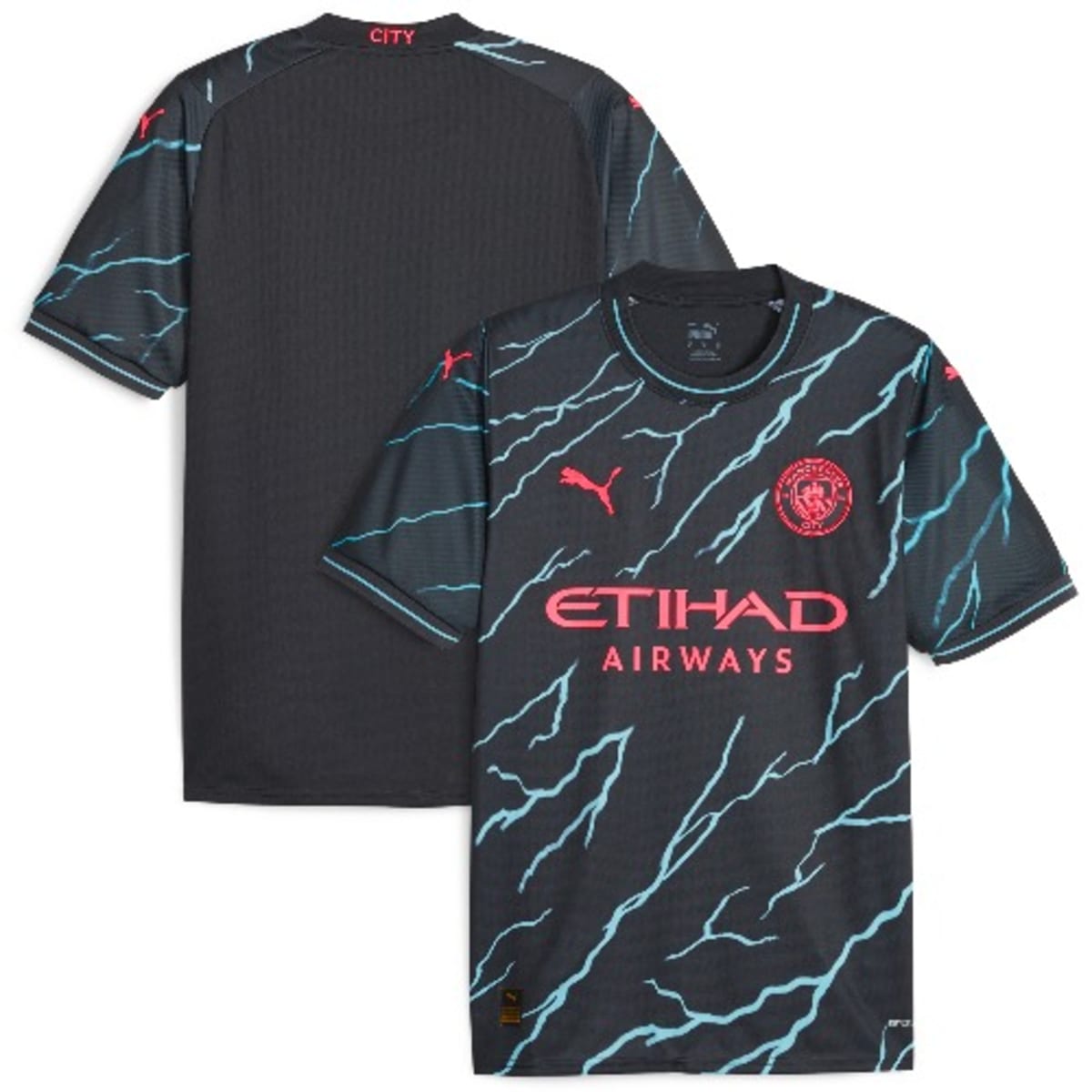 Manchester City Latest 2023 2024 Football Third Kit Jersey Konga