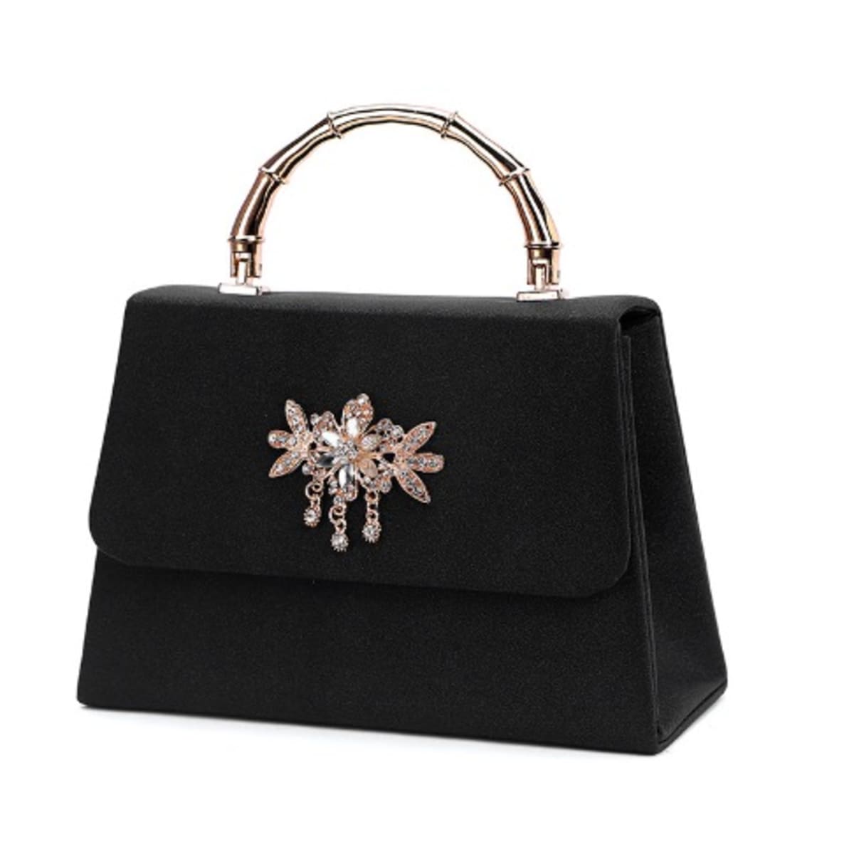 Satin Clutch Purse Black Konga Online Shopping