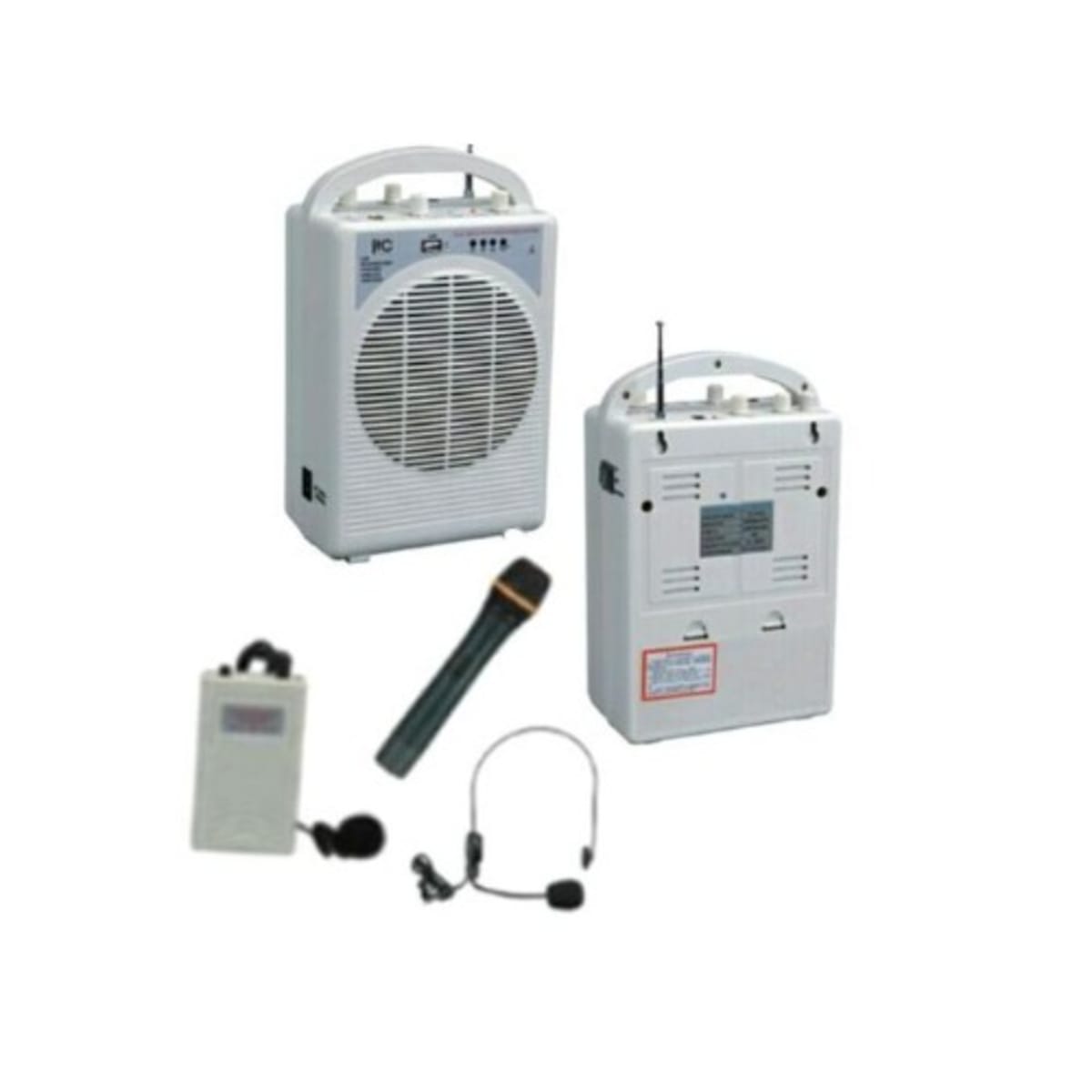 Rechargeable portable shop wireless amplifier