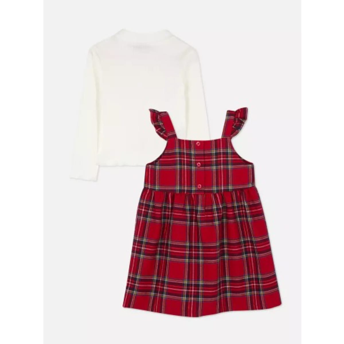 Check pinafore deals dress primark