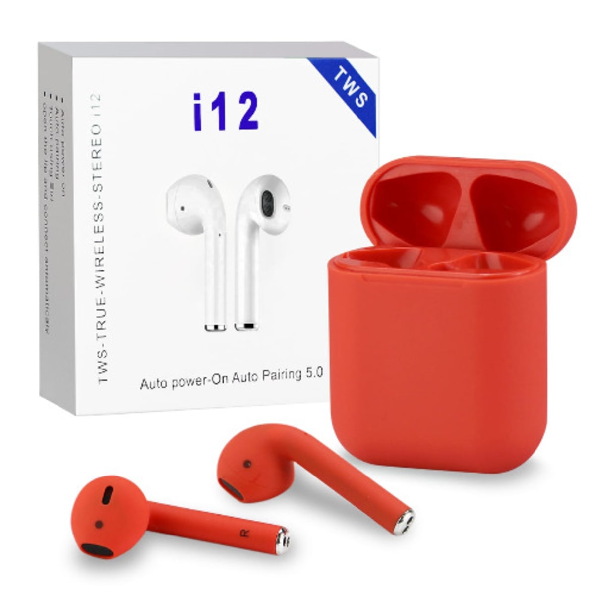 Red earpods sale