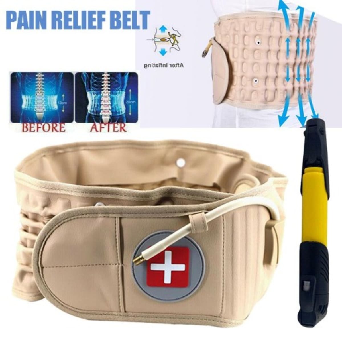 Air online traction belt