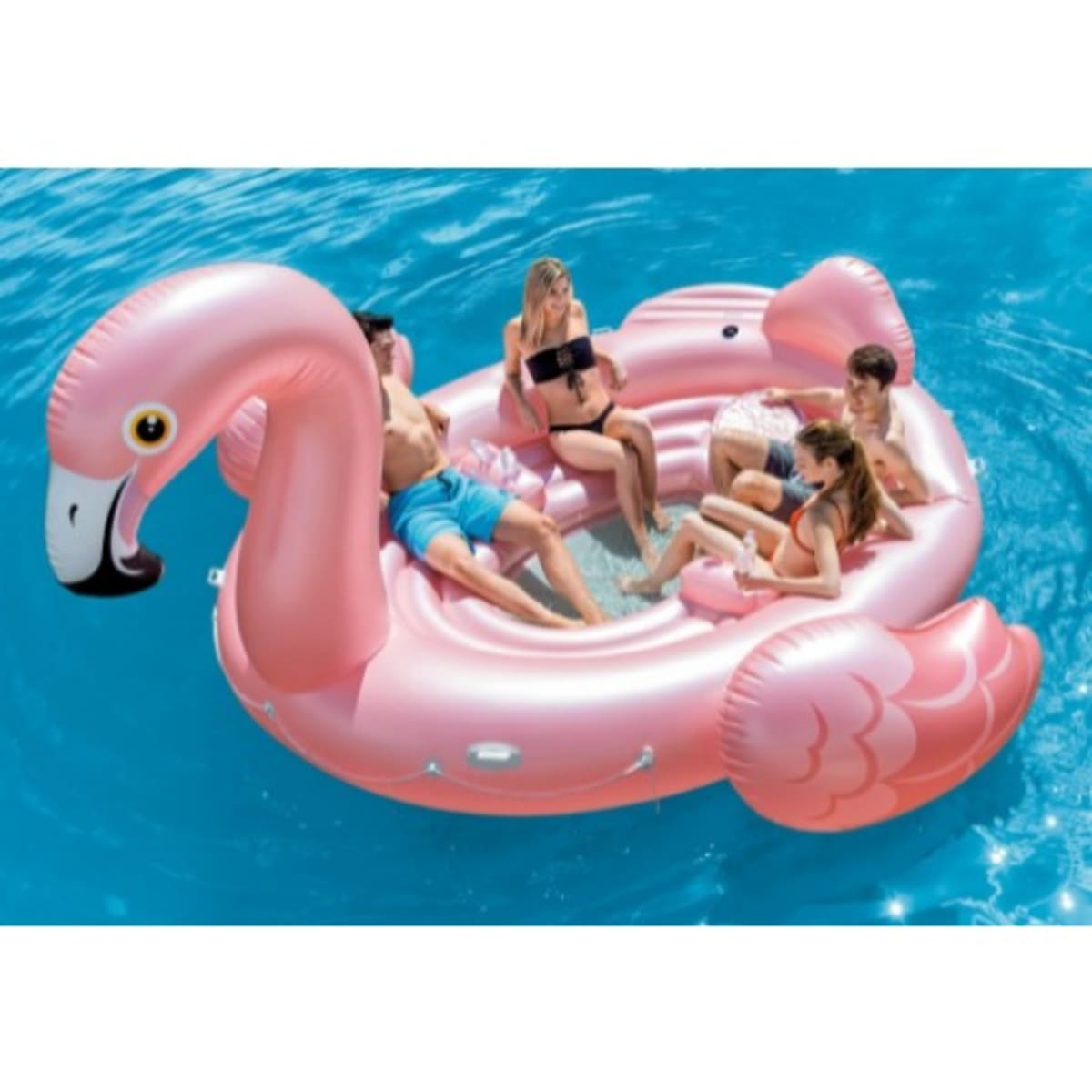 Mega store flamingo float