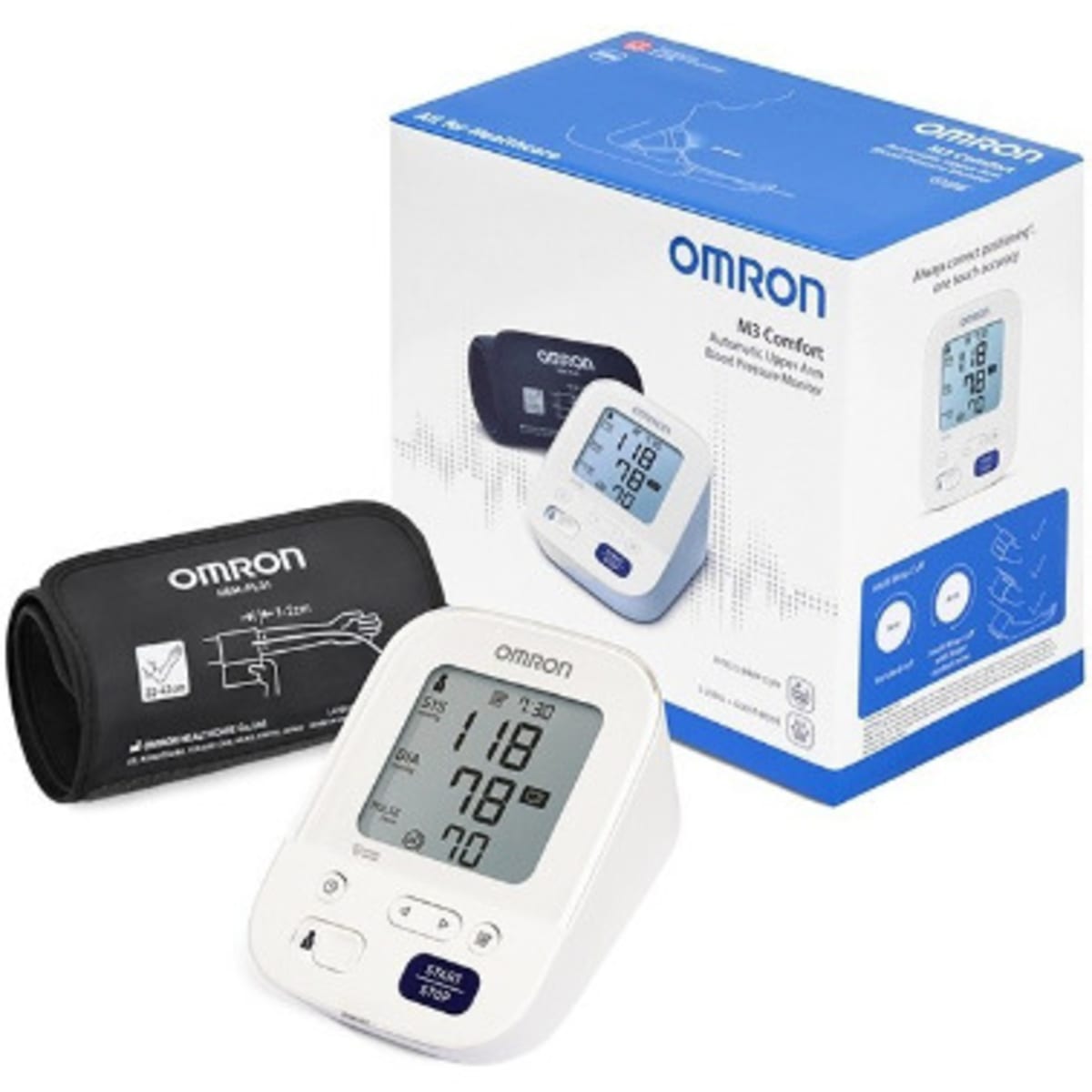 OMRON M3 Comfort Autotensiomètre - Contrôle Hypertension - Pharma360