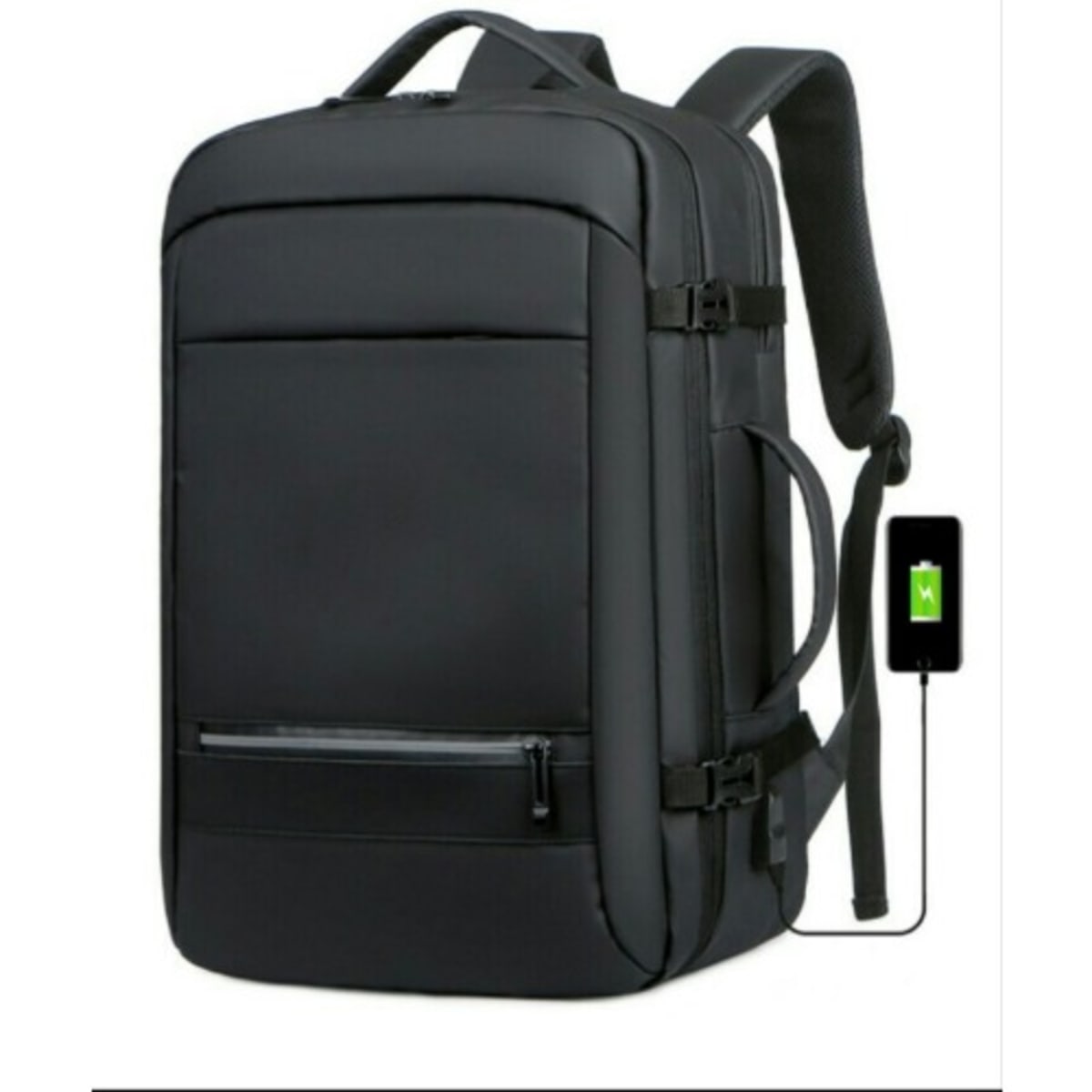 Smart black discount backpack