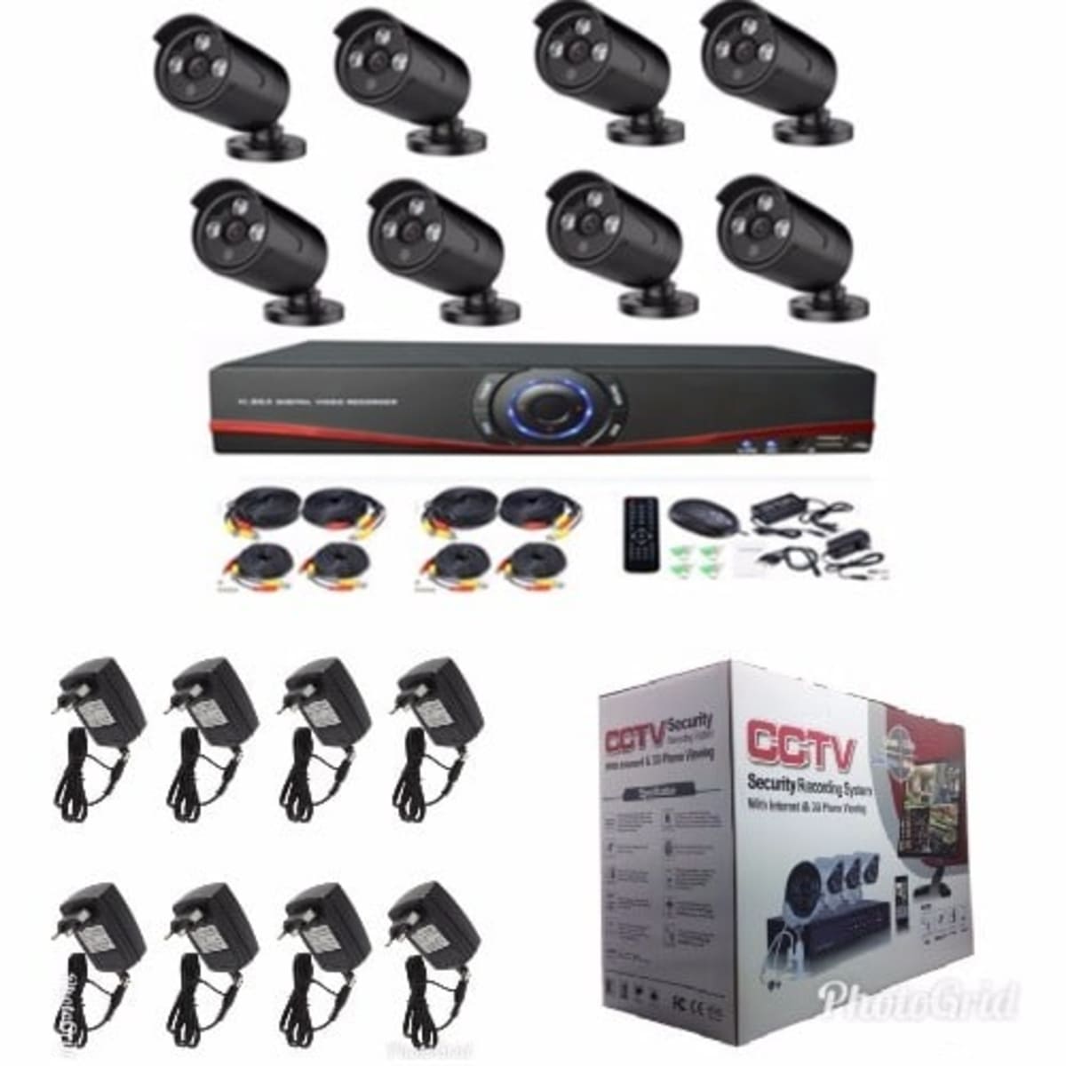 Cctv security recording system with deals internet and 3g phone viewing