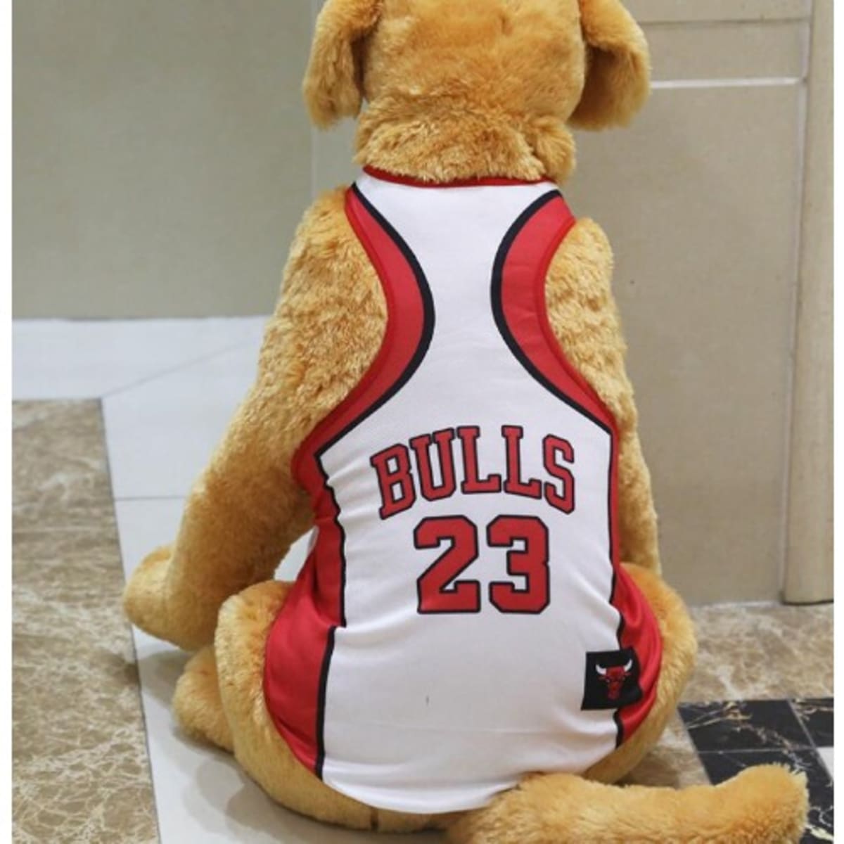 Dog sales bulls jersey