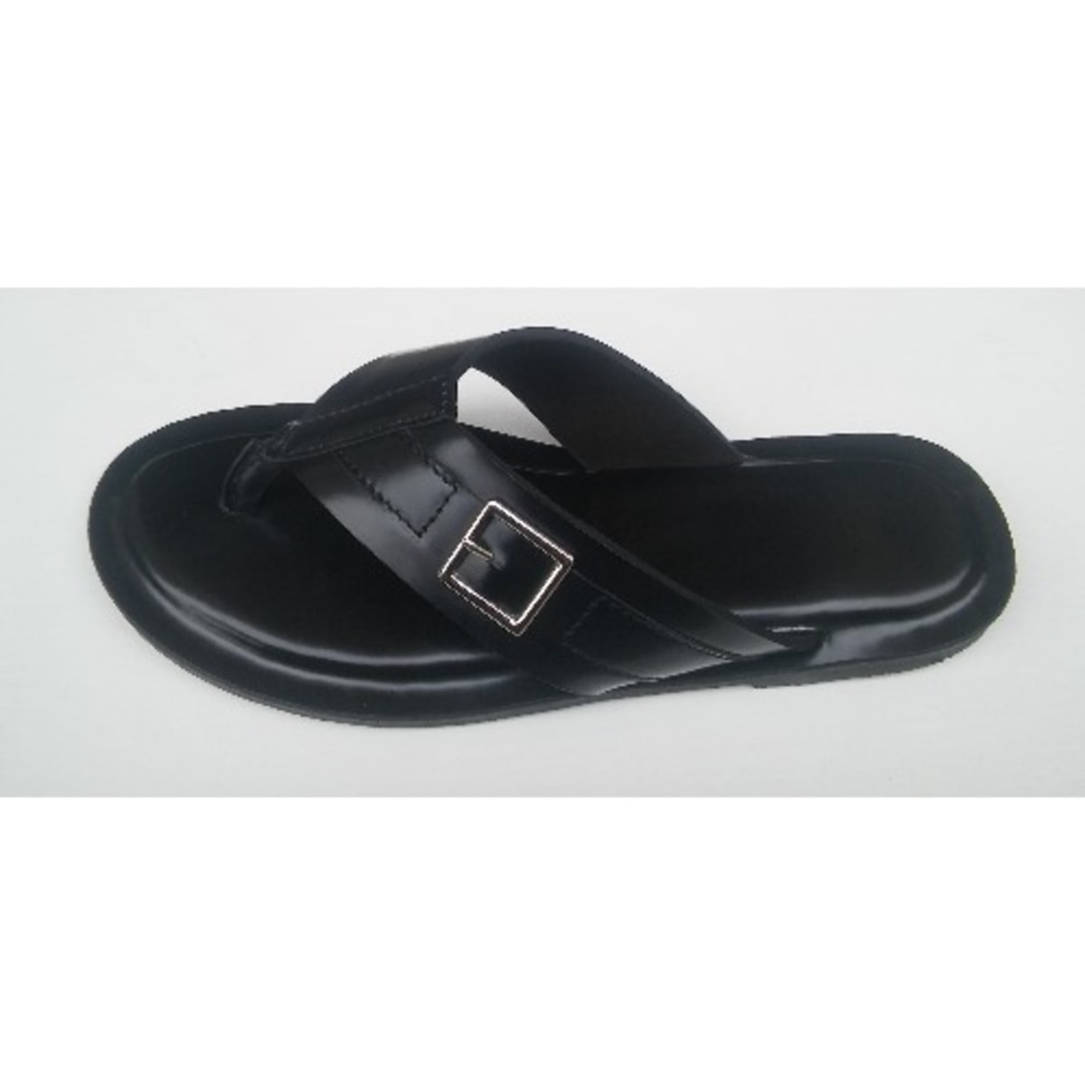 Deewai Black Hernandez Italian Patent Leather Slippers Konga