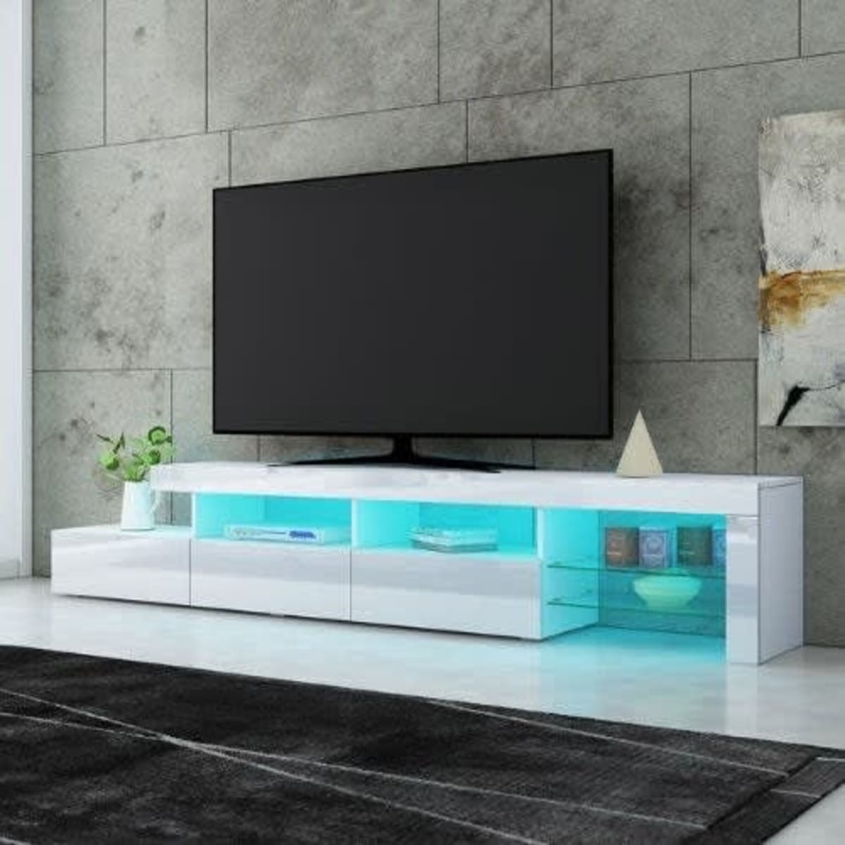 Tv stand sale light