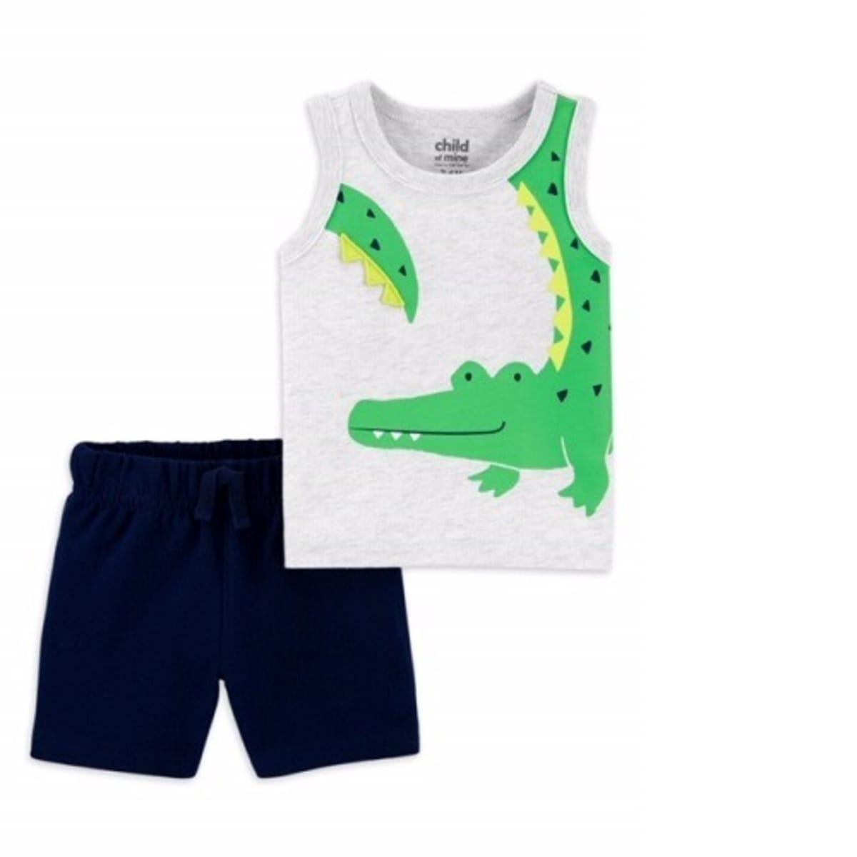 Carter s Child Of Mine Baby Boy Tank Top Shorts Set 2 Pcs Croc