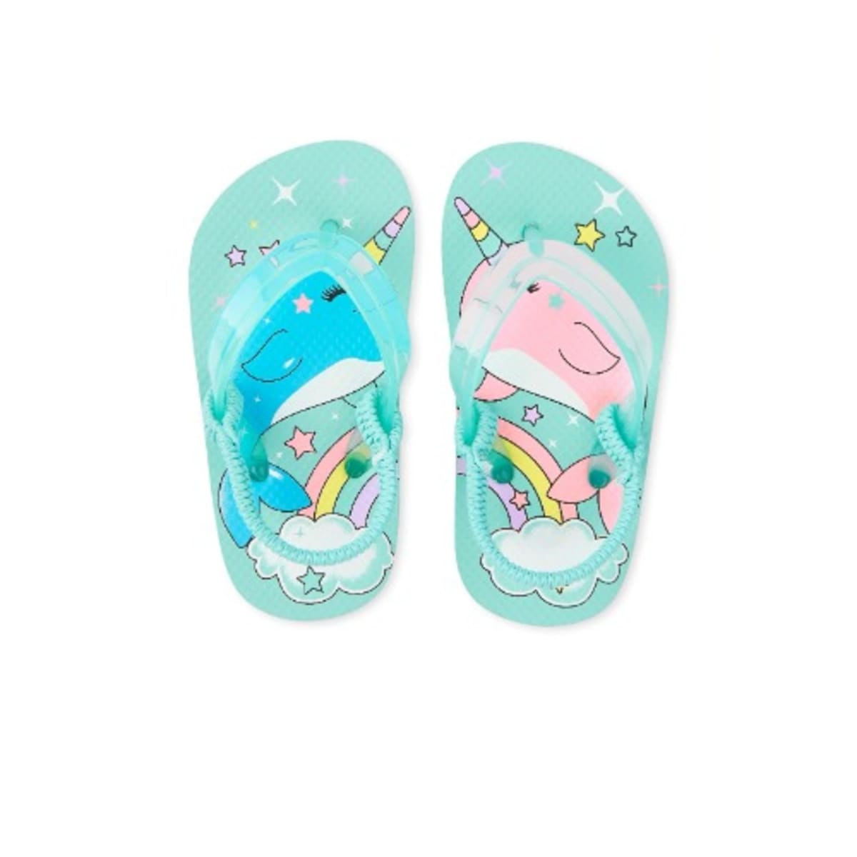 Narwhal flip flops sales