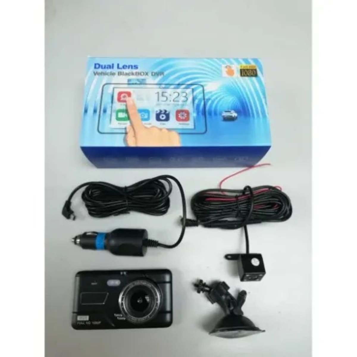 Vehicle blackbox dvr dual clearance lens