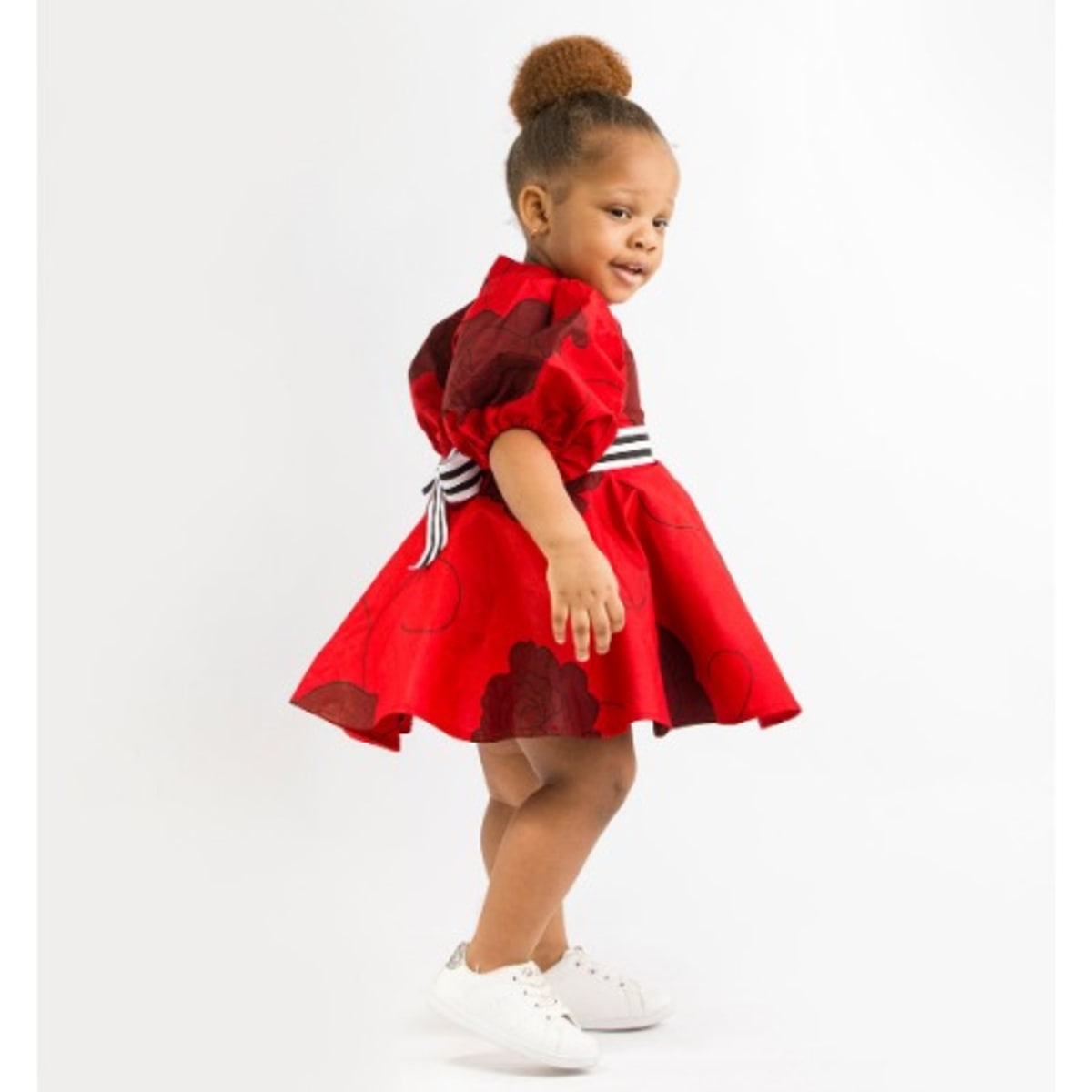 Black and red discount dress for baby girl