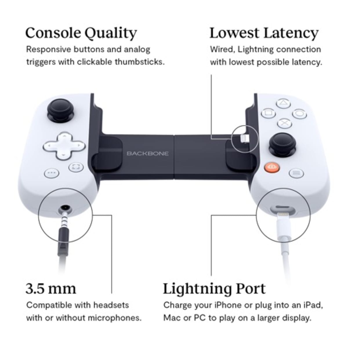 Sony Backbone One Mobile Gaming Controller For iPhone - Sony Playstation  Edition | Konga Online Shopping