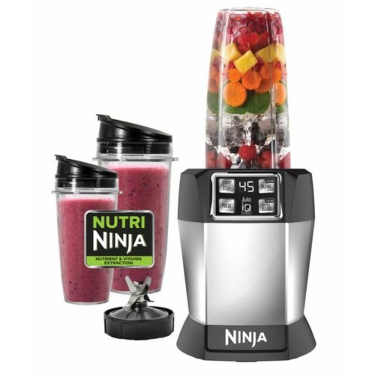 Ninja Nutri Ninja Blender With 2 Cups -1000watts
