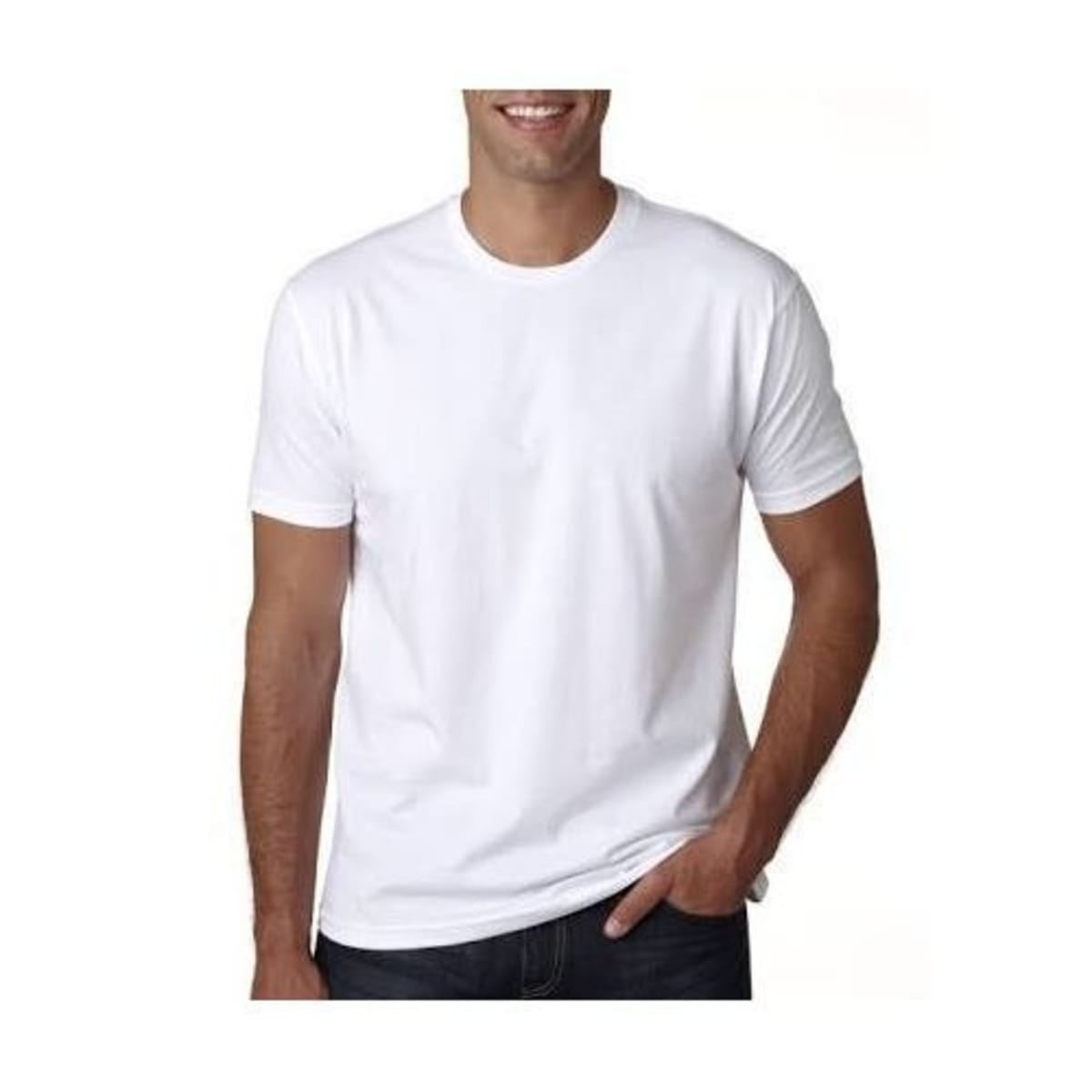 Fashion High Quality Plain Round Neck White Polo | Konga Online Shopping