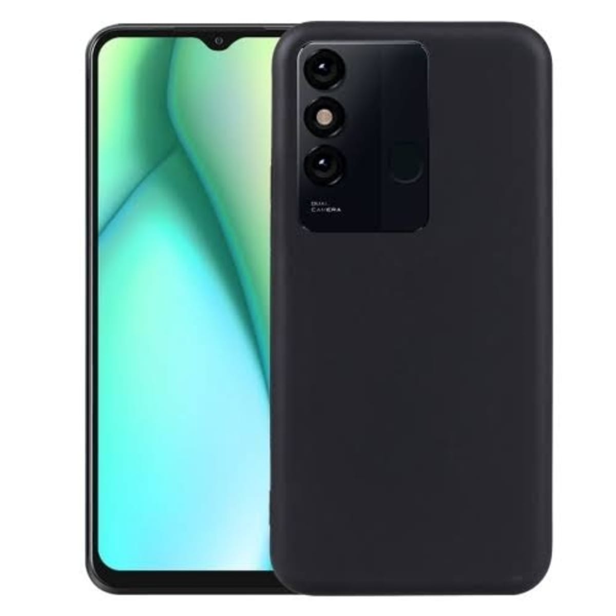Silicone Back Case For Itel P38 - Black | Konga Online Shopping