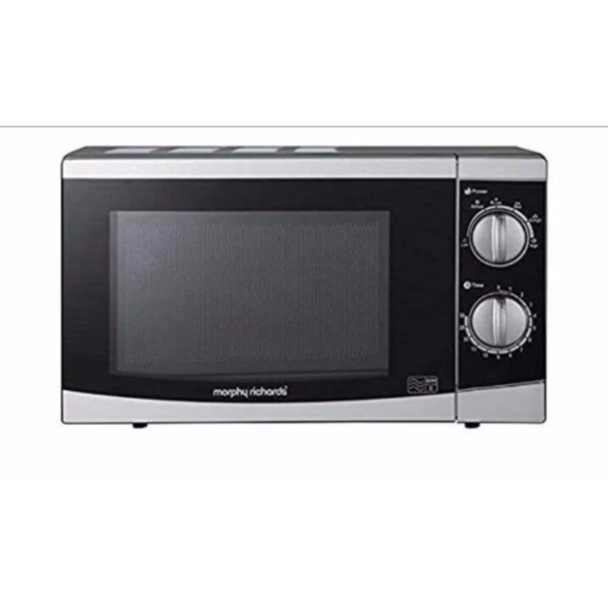 Morphy Richards P80H20P Compact Countertop Microwave Oven 20L 800W - Silver