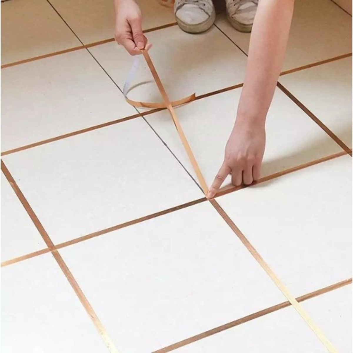 Generations Wall And Floor Tiles Ceramic Decorative Tape-Gold