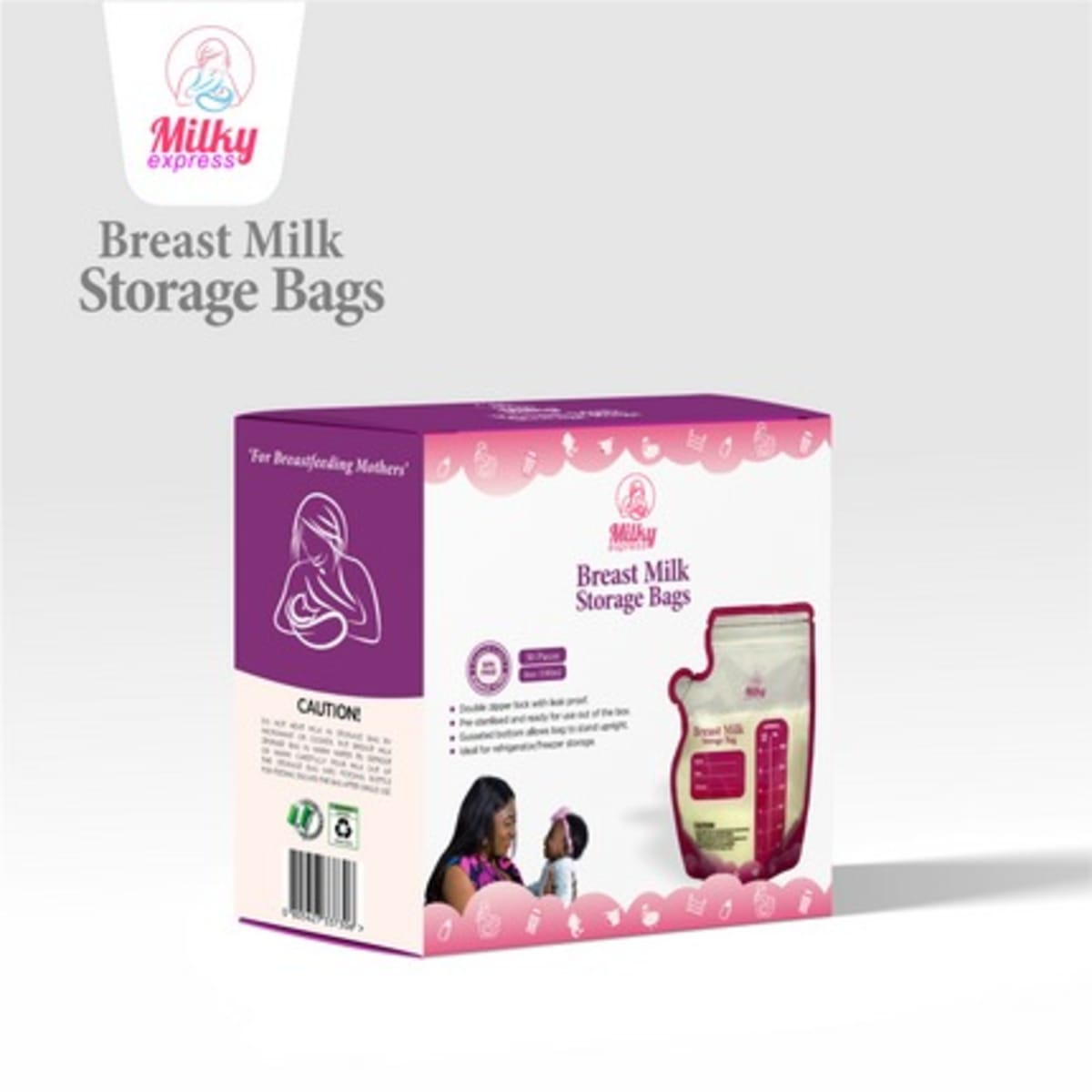 Express top milk bags