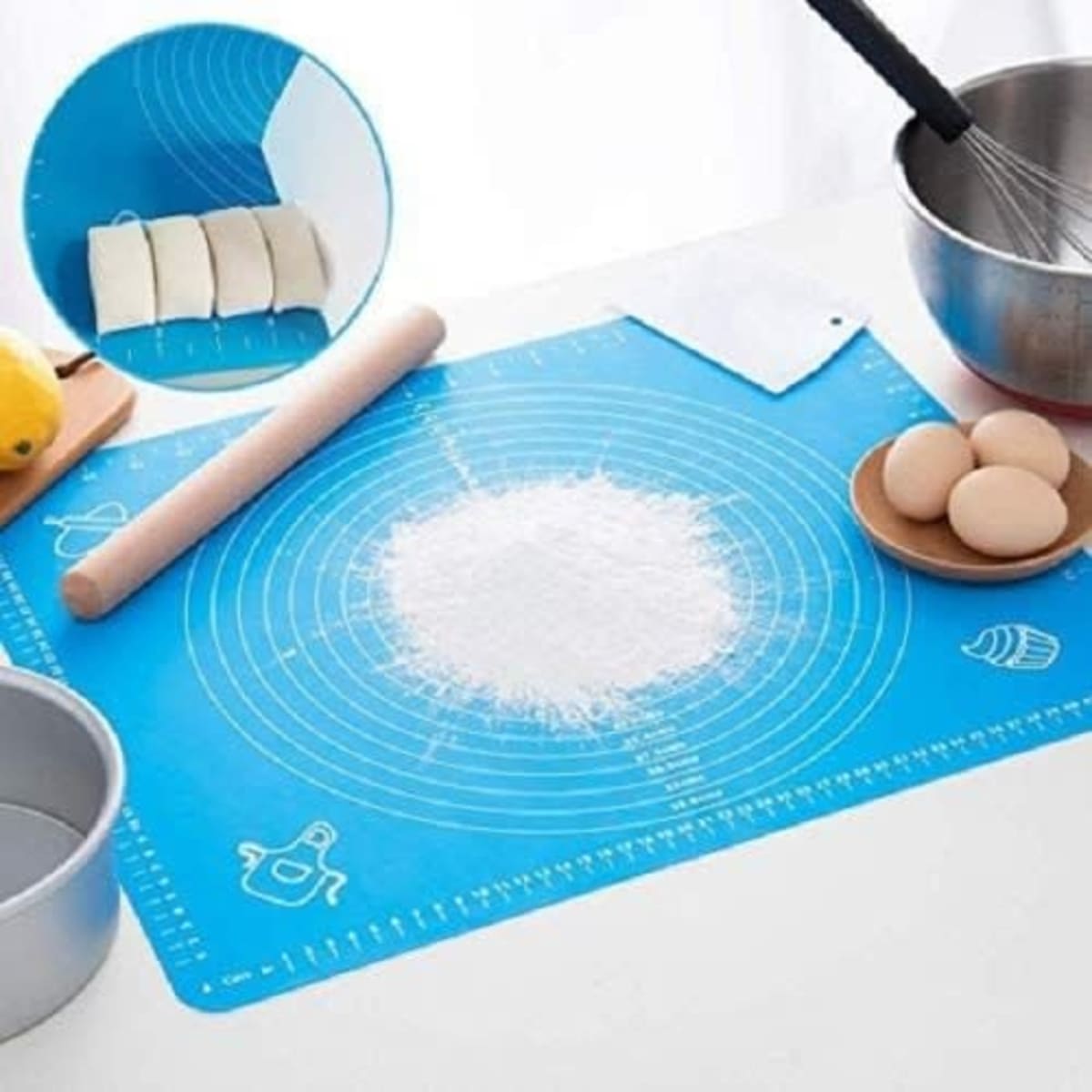 Pastry Mat With Measurement Silicon Non Stick 50x45cm Konga