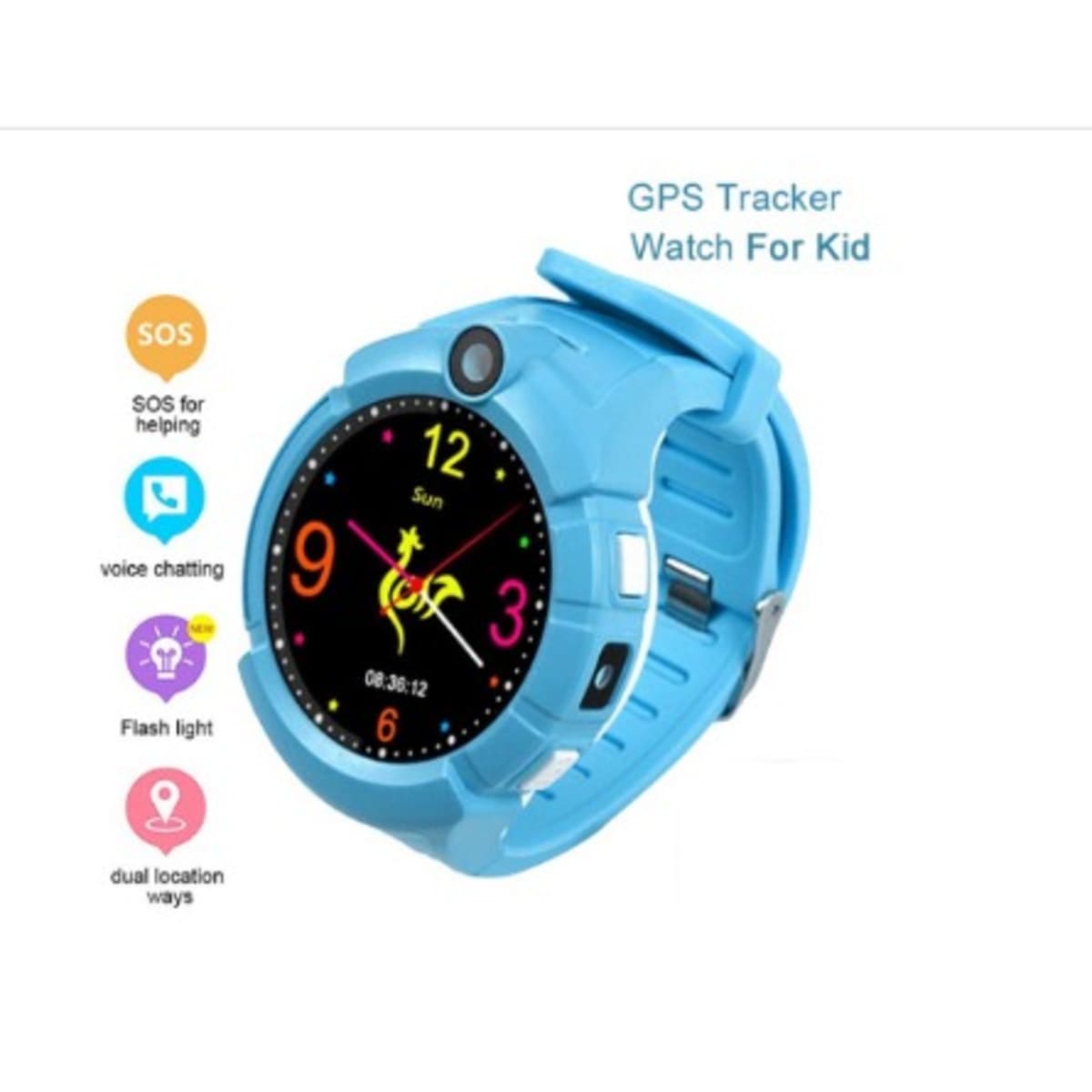 Analog watch with shop gps tracker