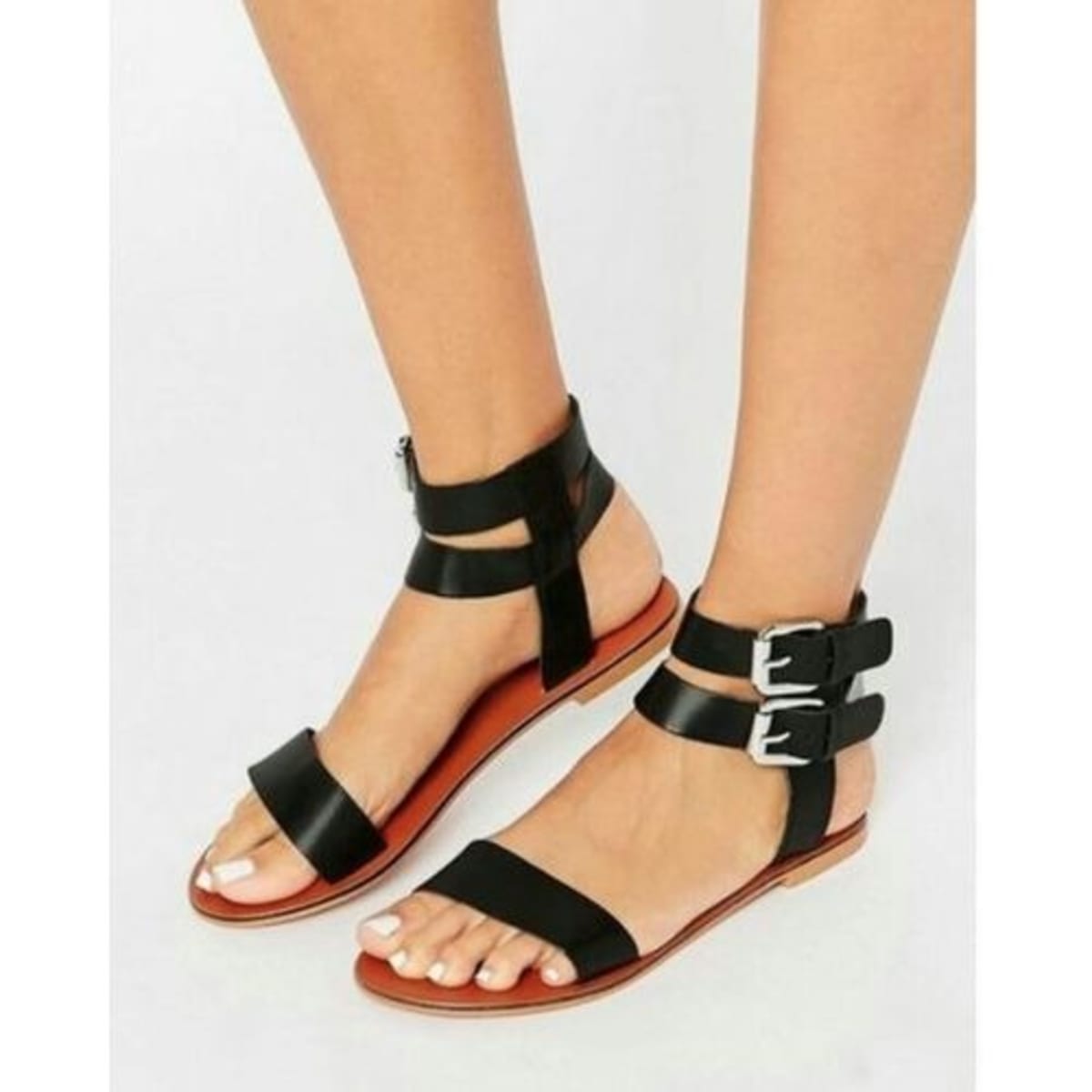 Classy black sales sandals