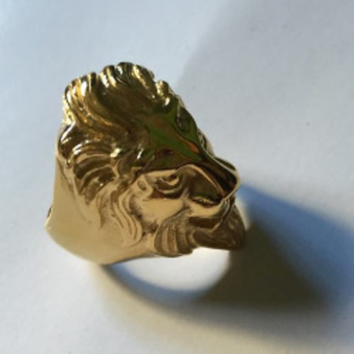 Lion finger ring on sale